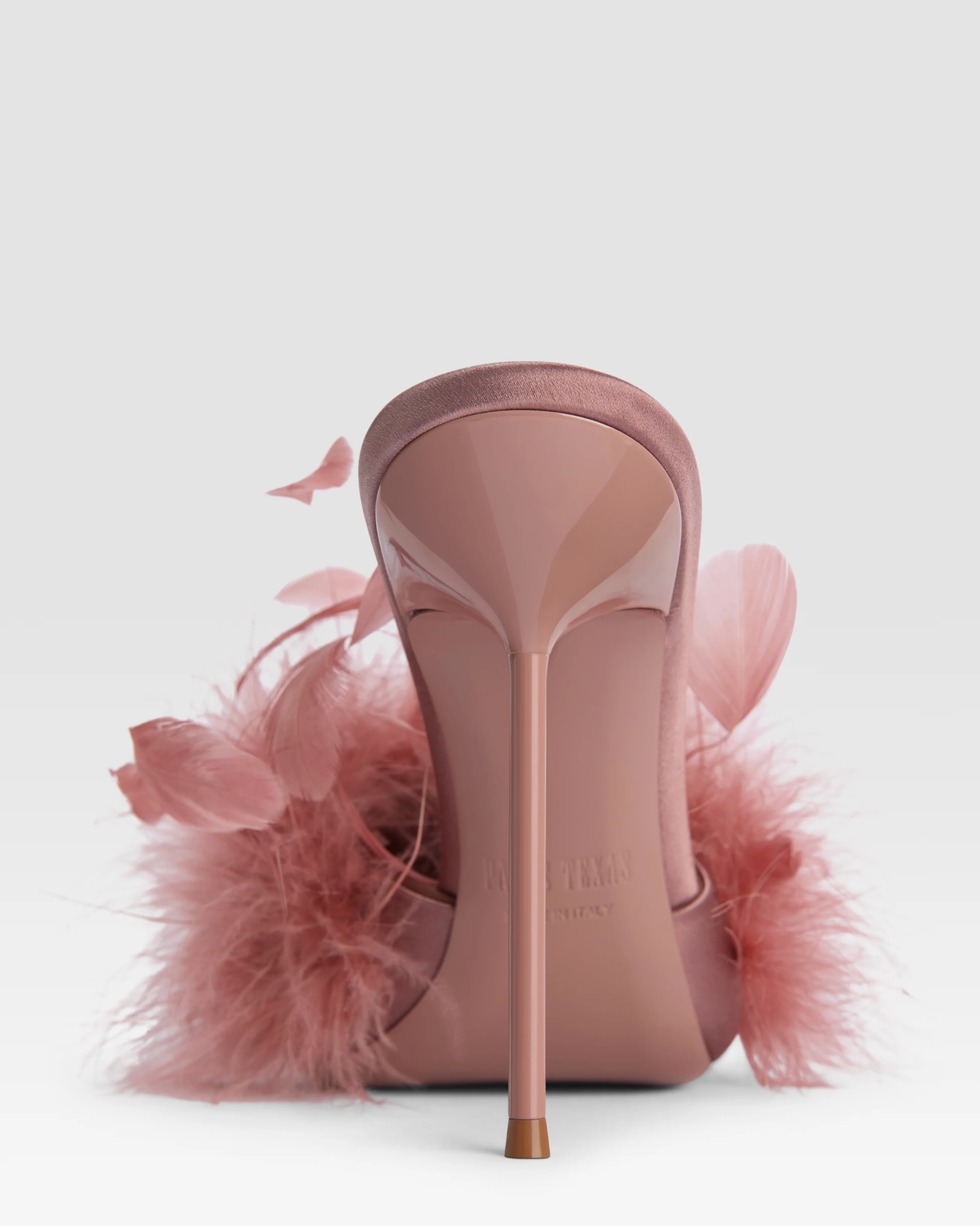 Crepe satin mule - Image 4