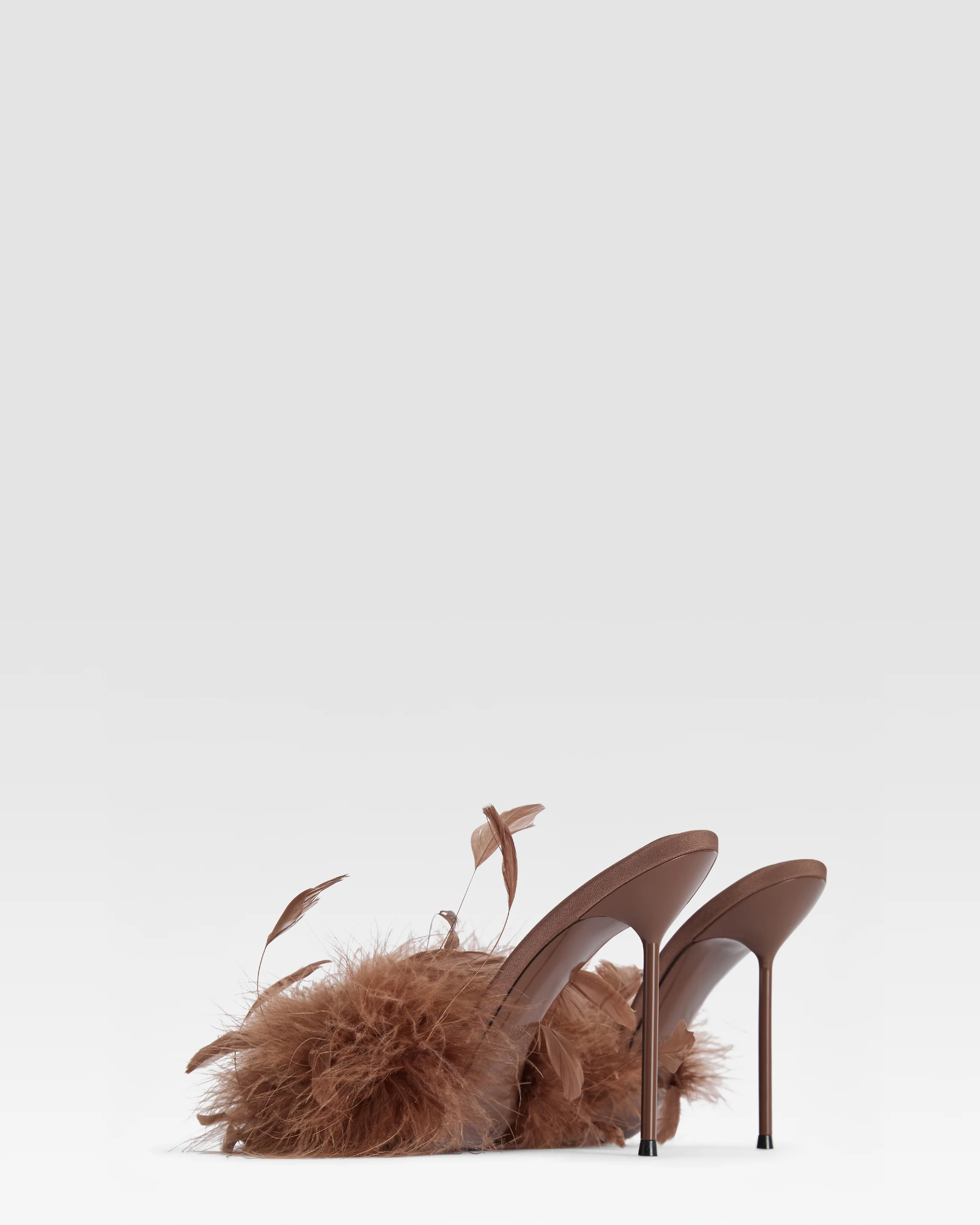 Crepe satin mule - Image 3