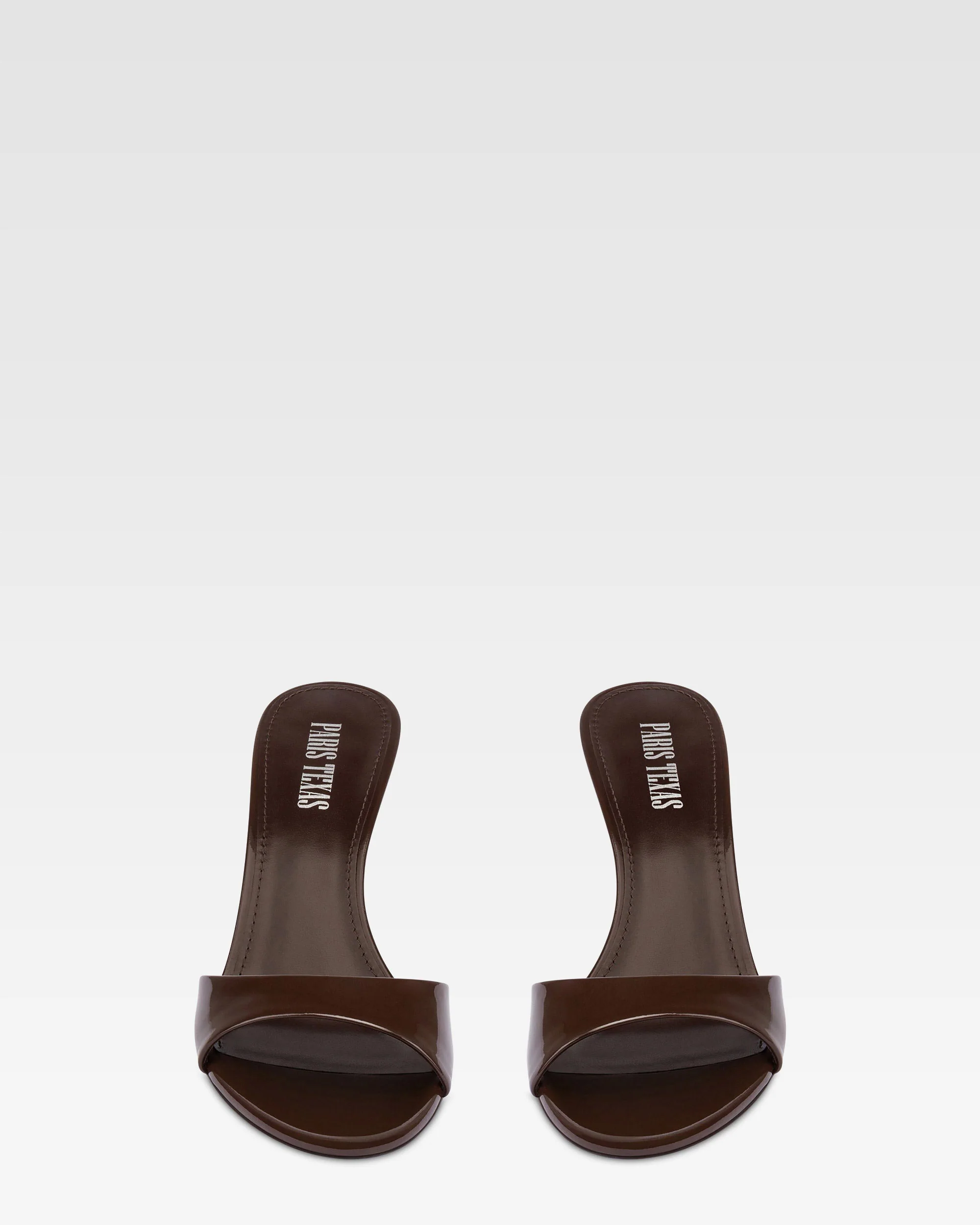 Mules in ebony patent leather - Image 3