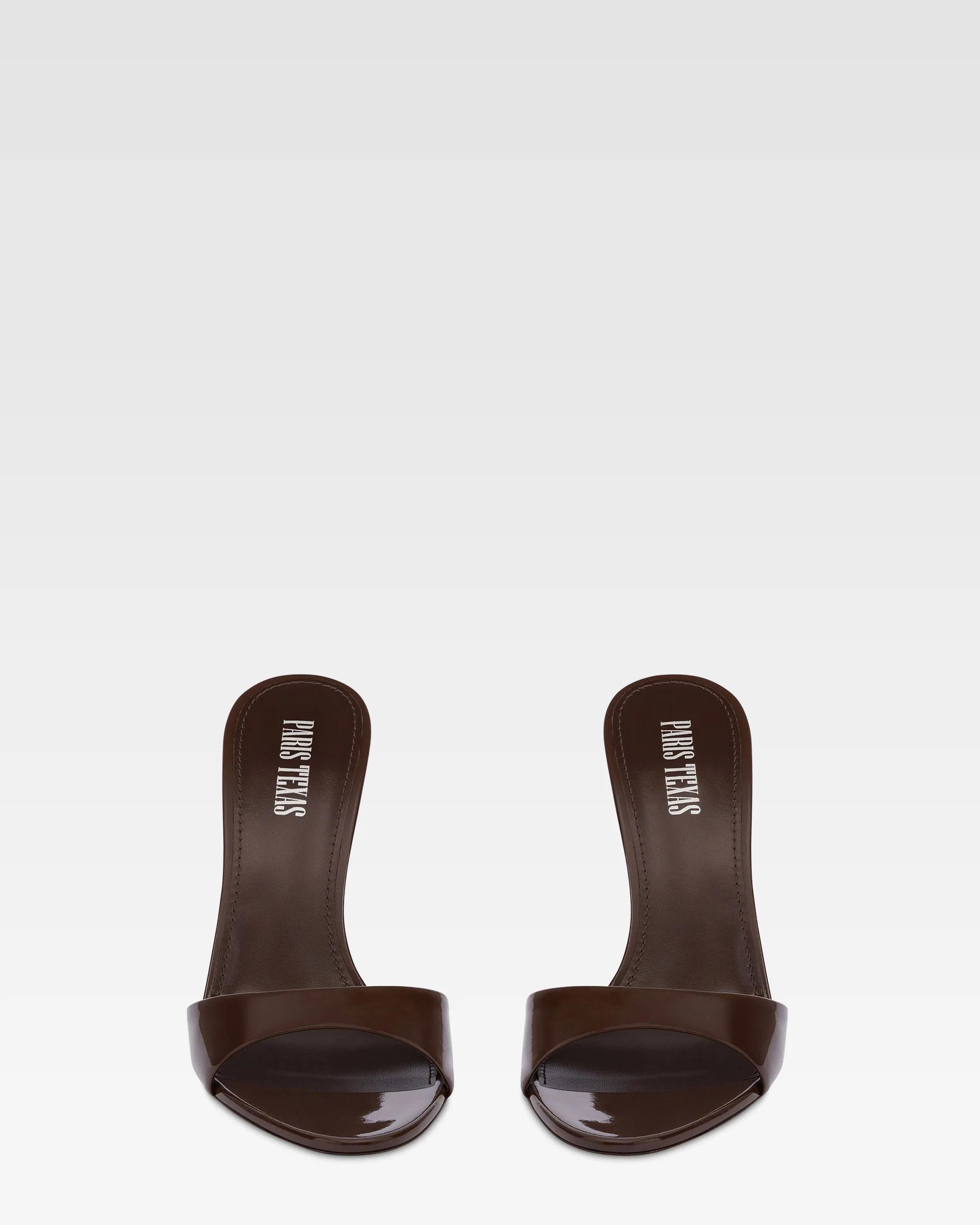 Mules in ebony patent leather - Image 3