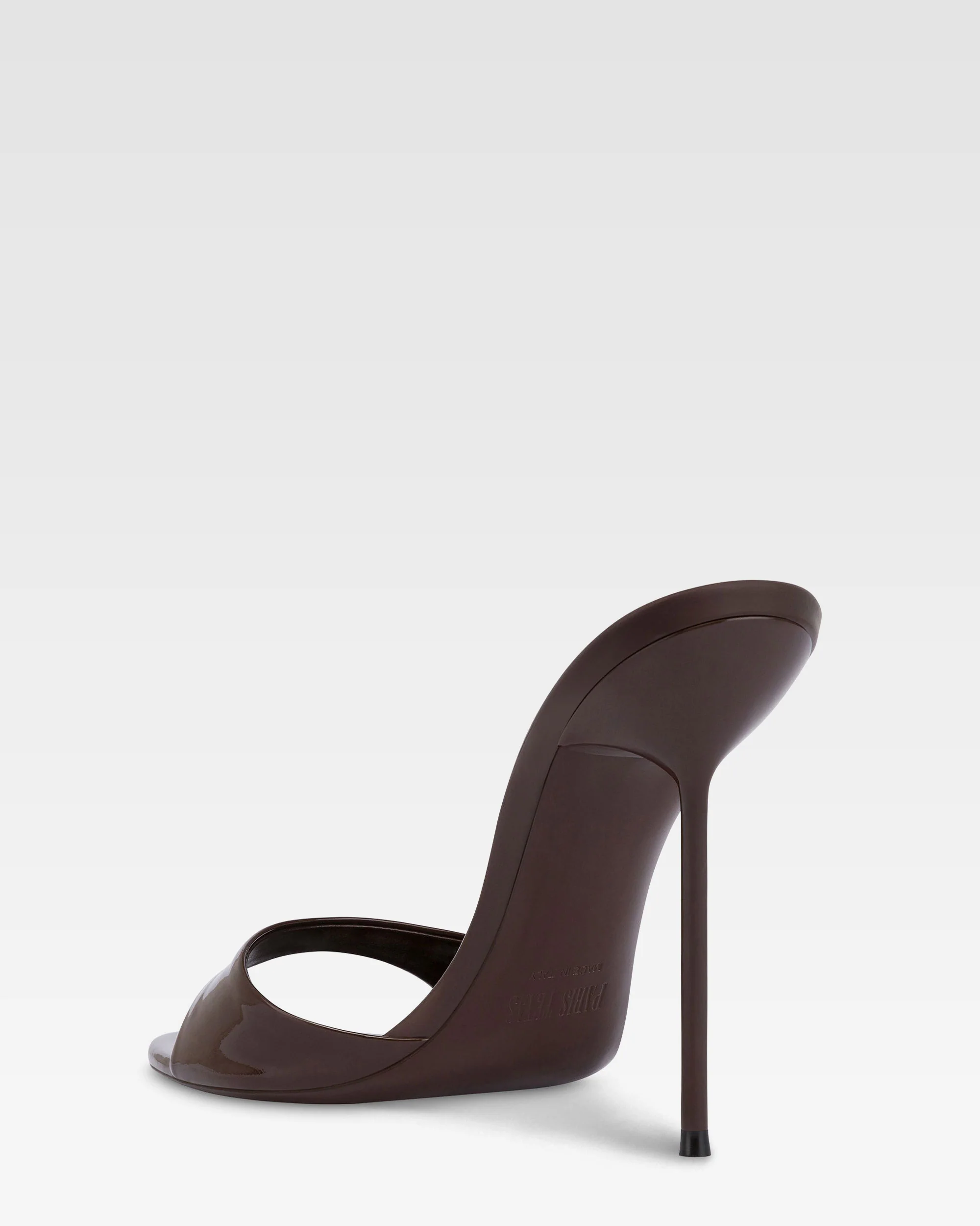 Mules in ebony patent leather - Image 5