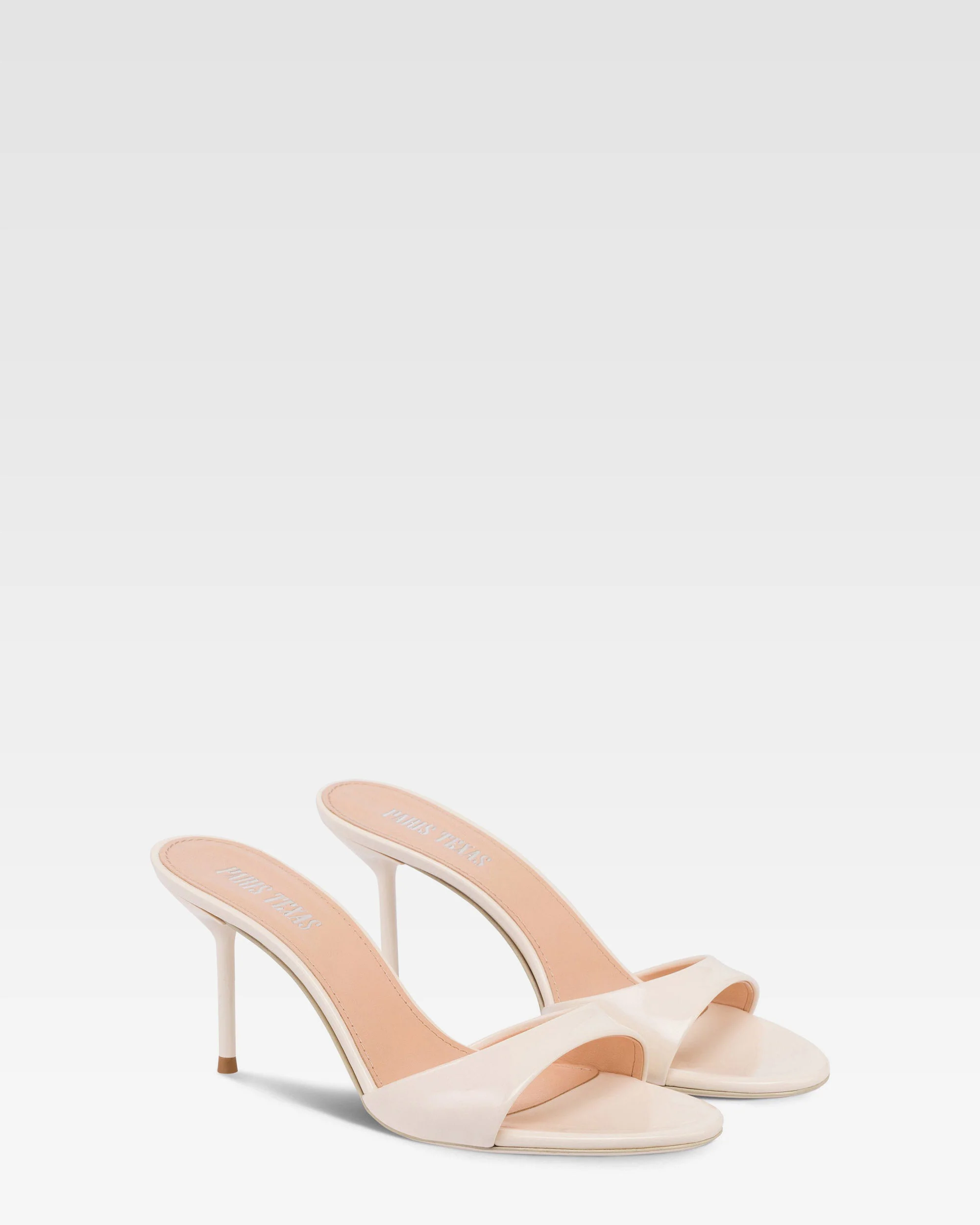 Mules in ivory patent leather - Image 2