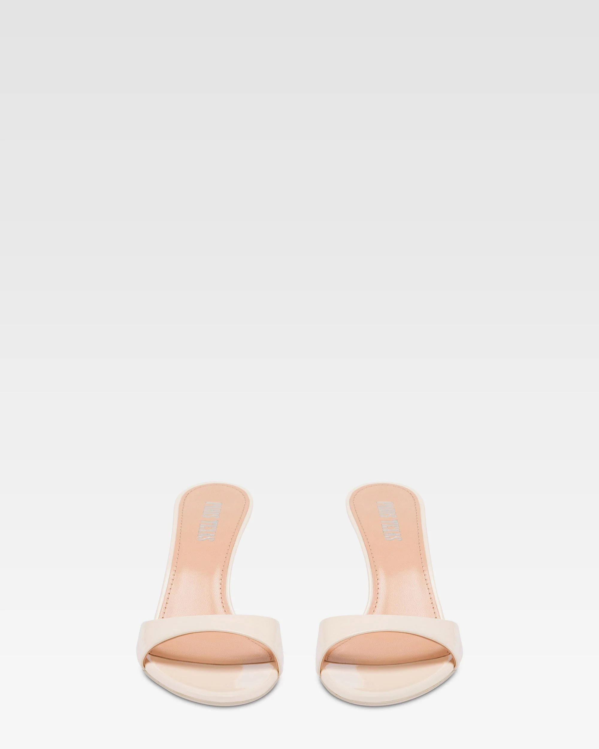 Mules in ivory patent leather - Image 3