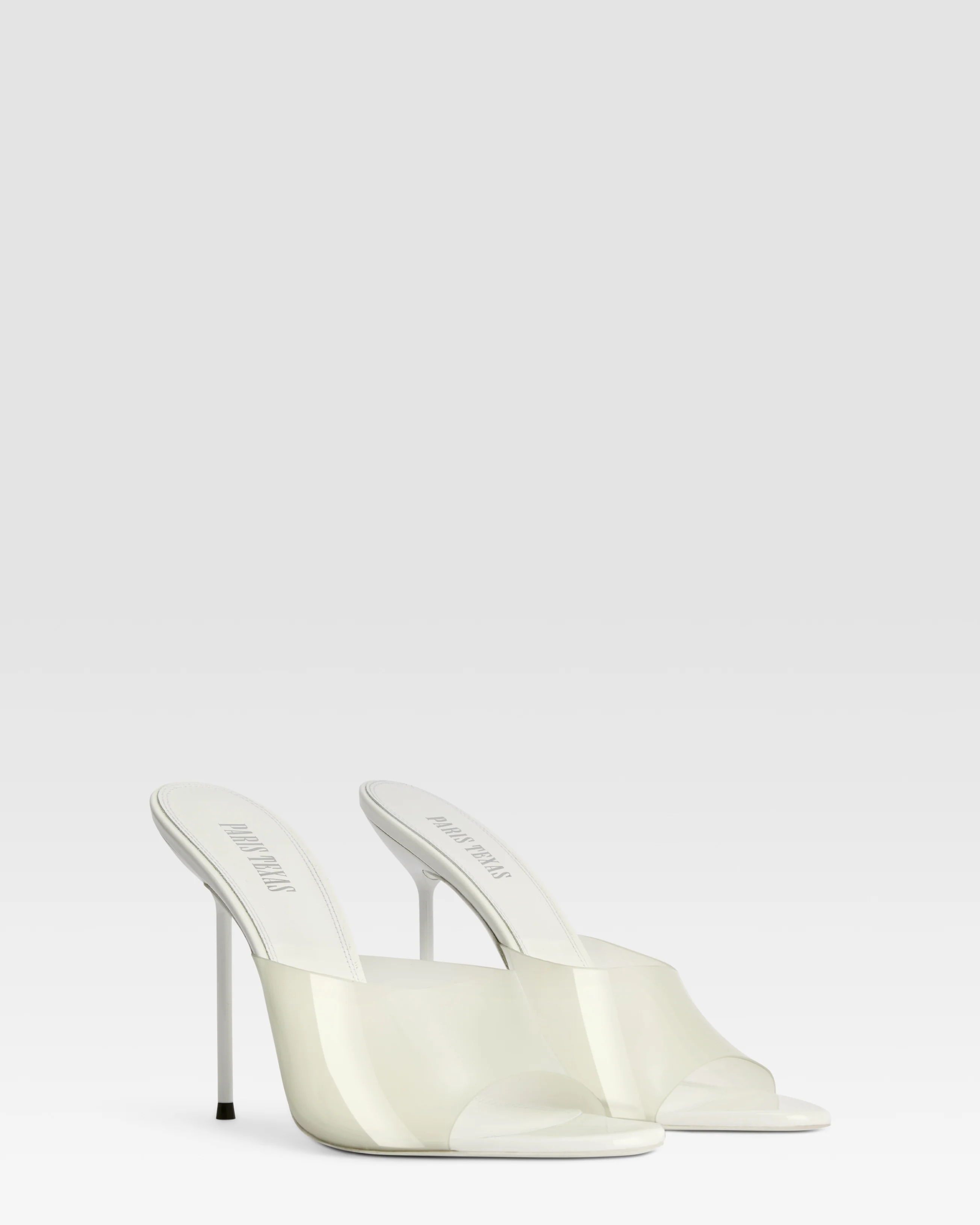 Patent leather and PVC mule - Image 2