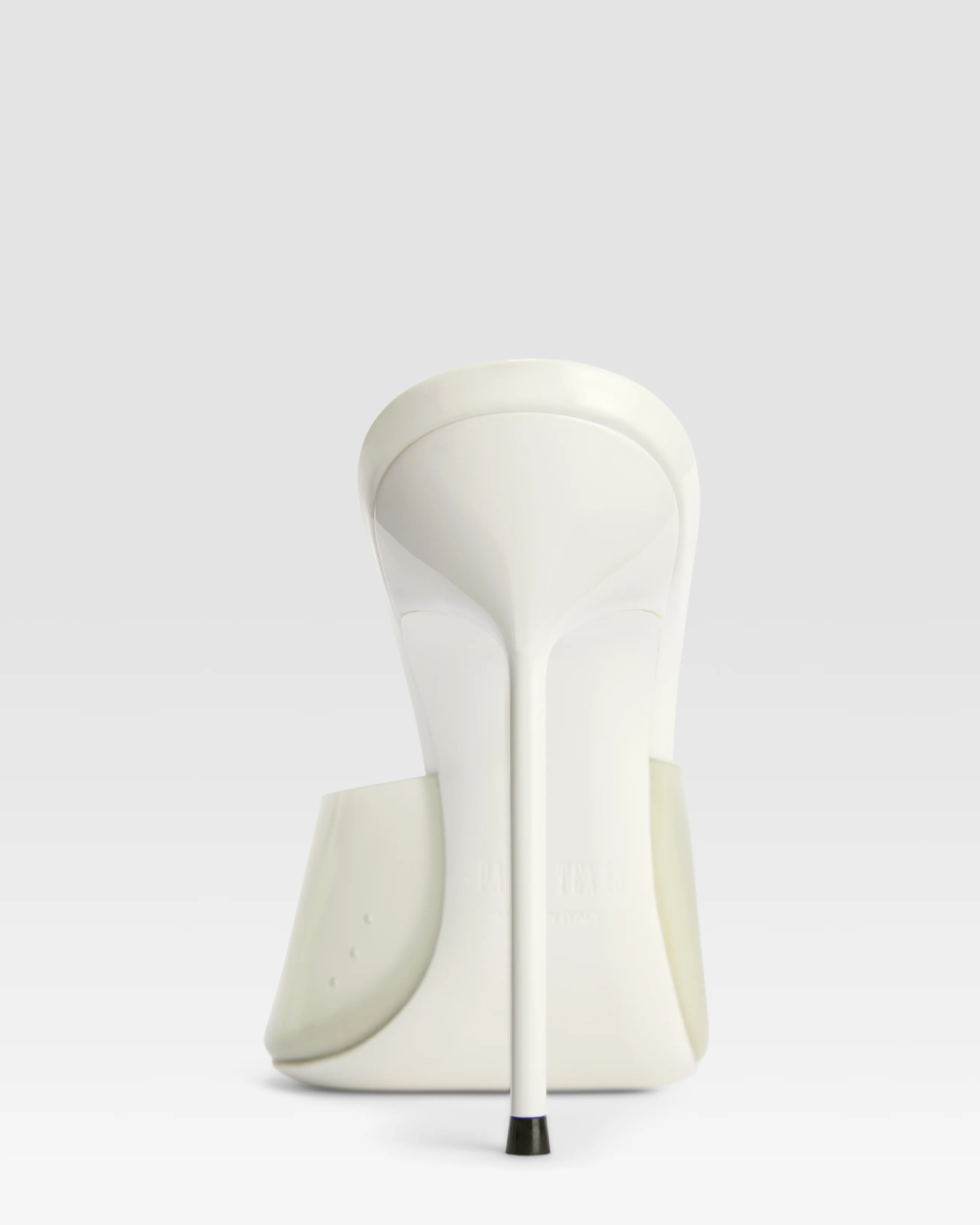 Patent leather and PVC mule - Image 4
