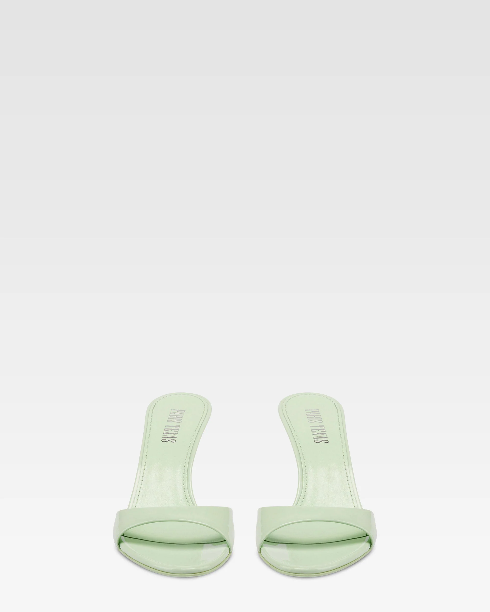 Mules in mint patent leather - Image 3