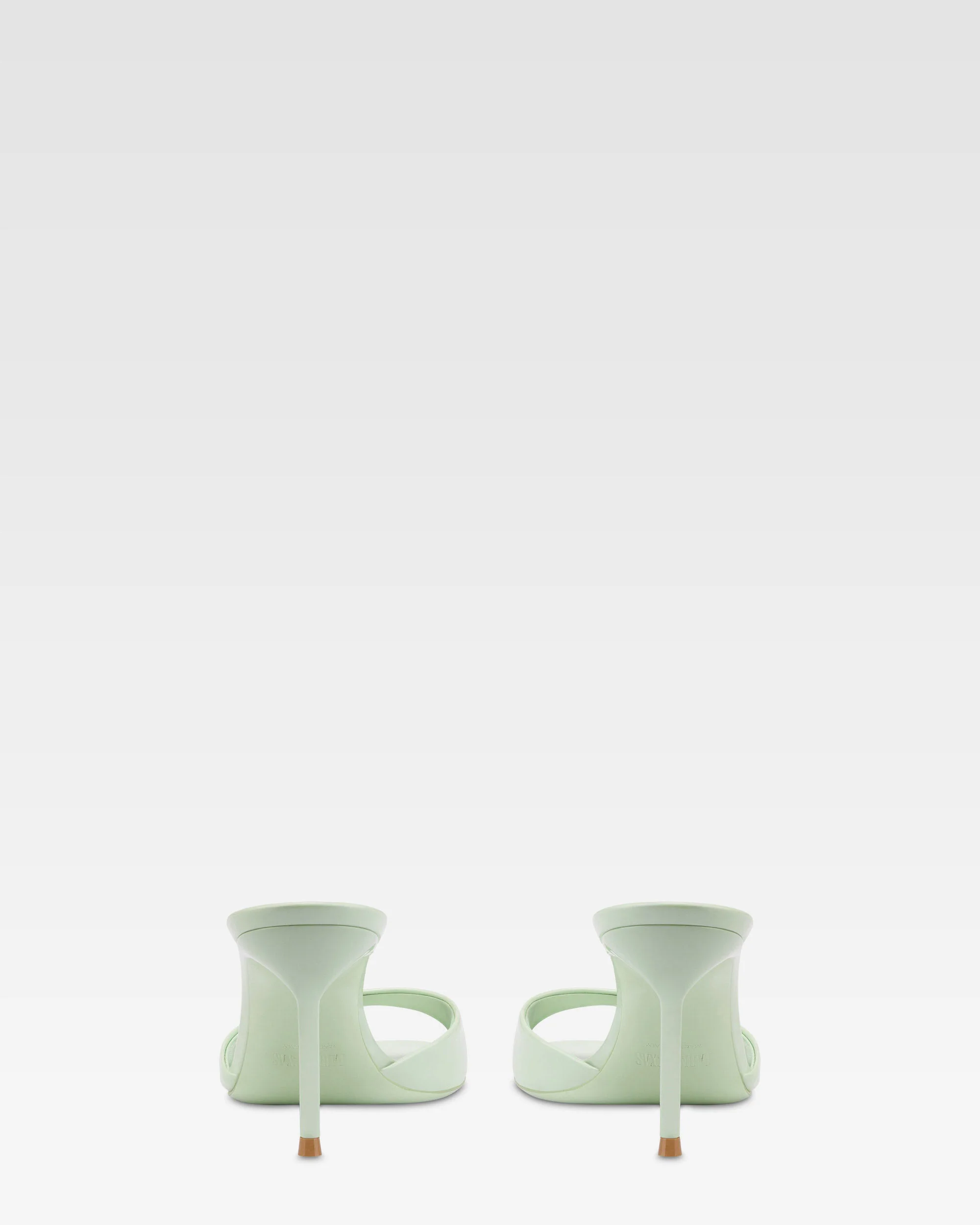 Mules in mint patent leather - Image 4