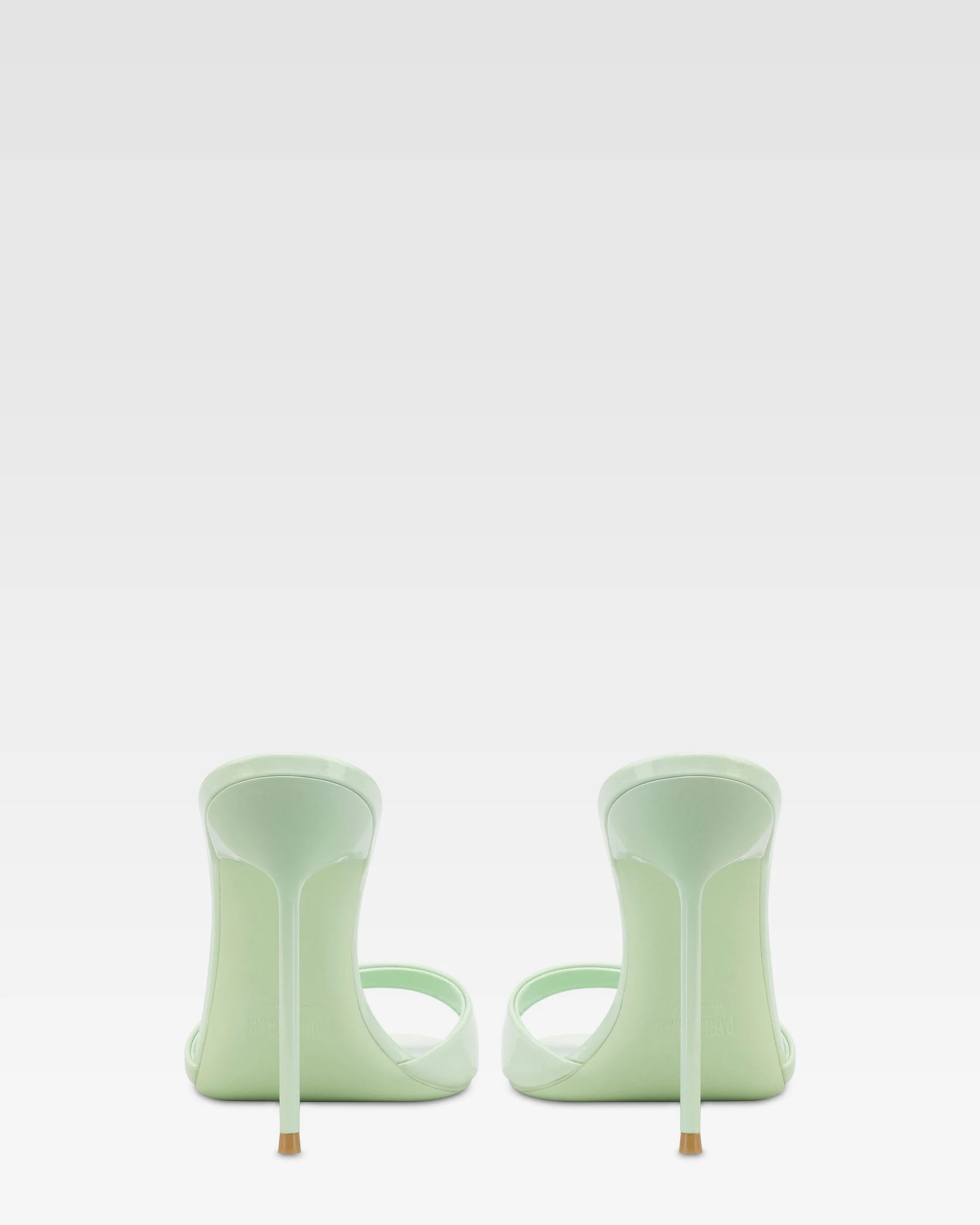 Mules in mint patent leather - Image 4