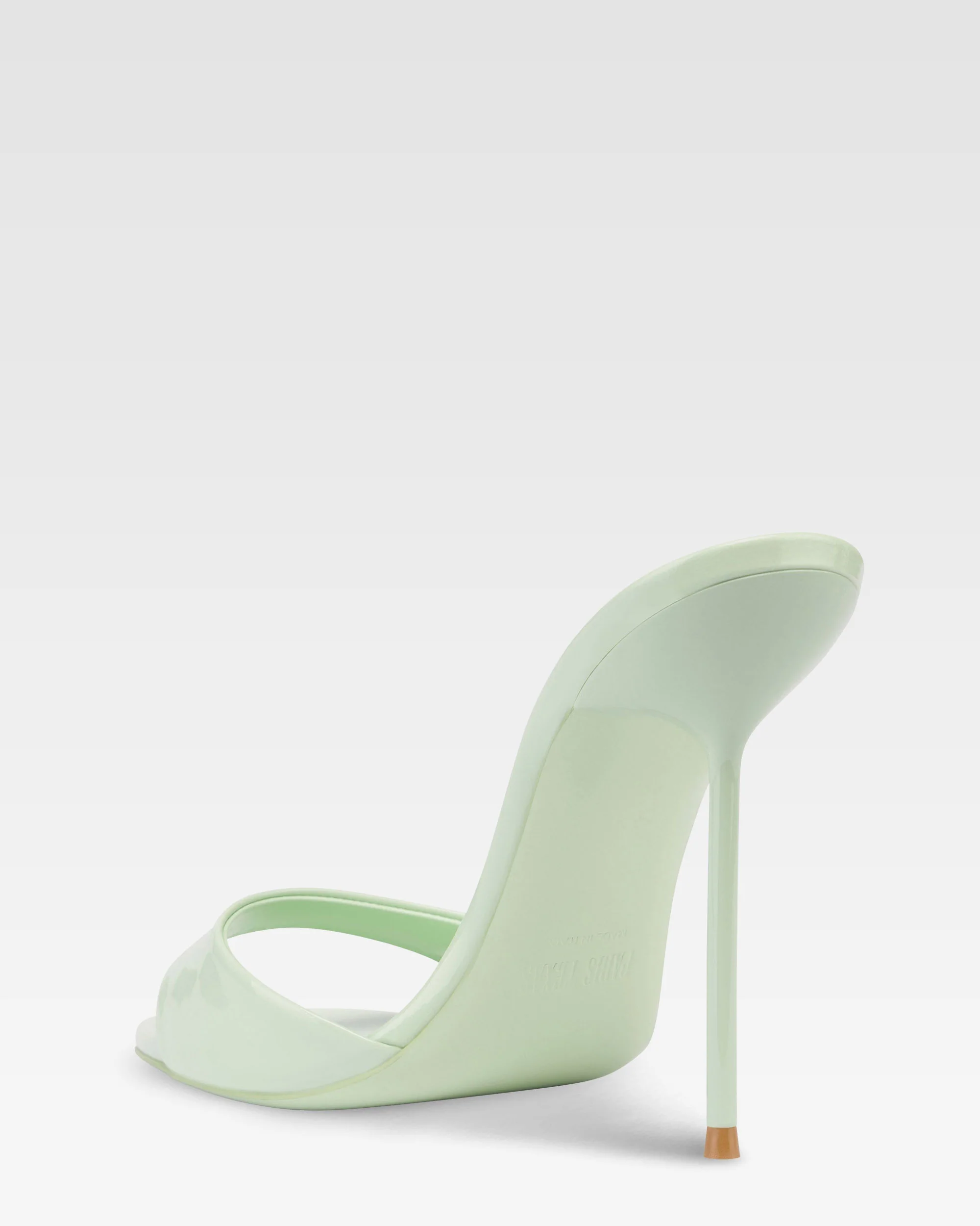 Mules in mint patent leather - Image 5