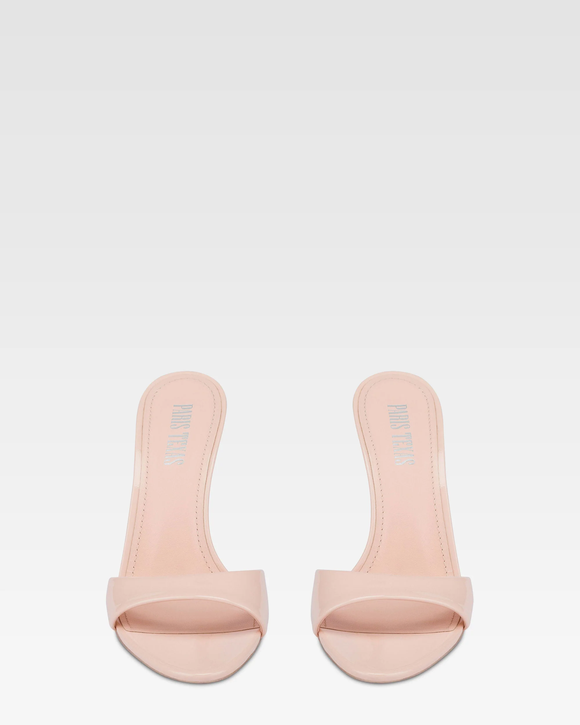 Mules in powder pink patent leather - Image 3