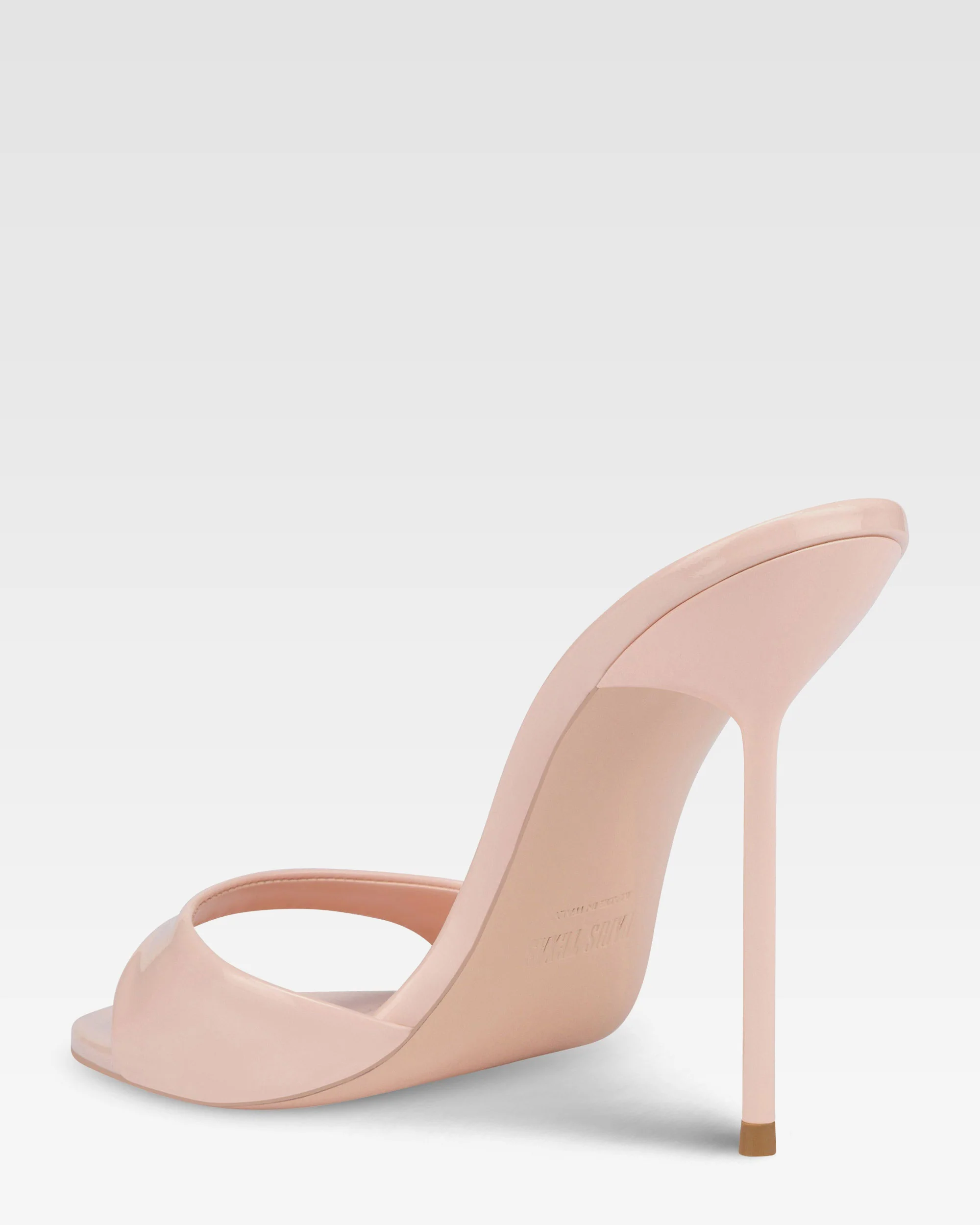 Mules in powder pink patent leather - Image 5