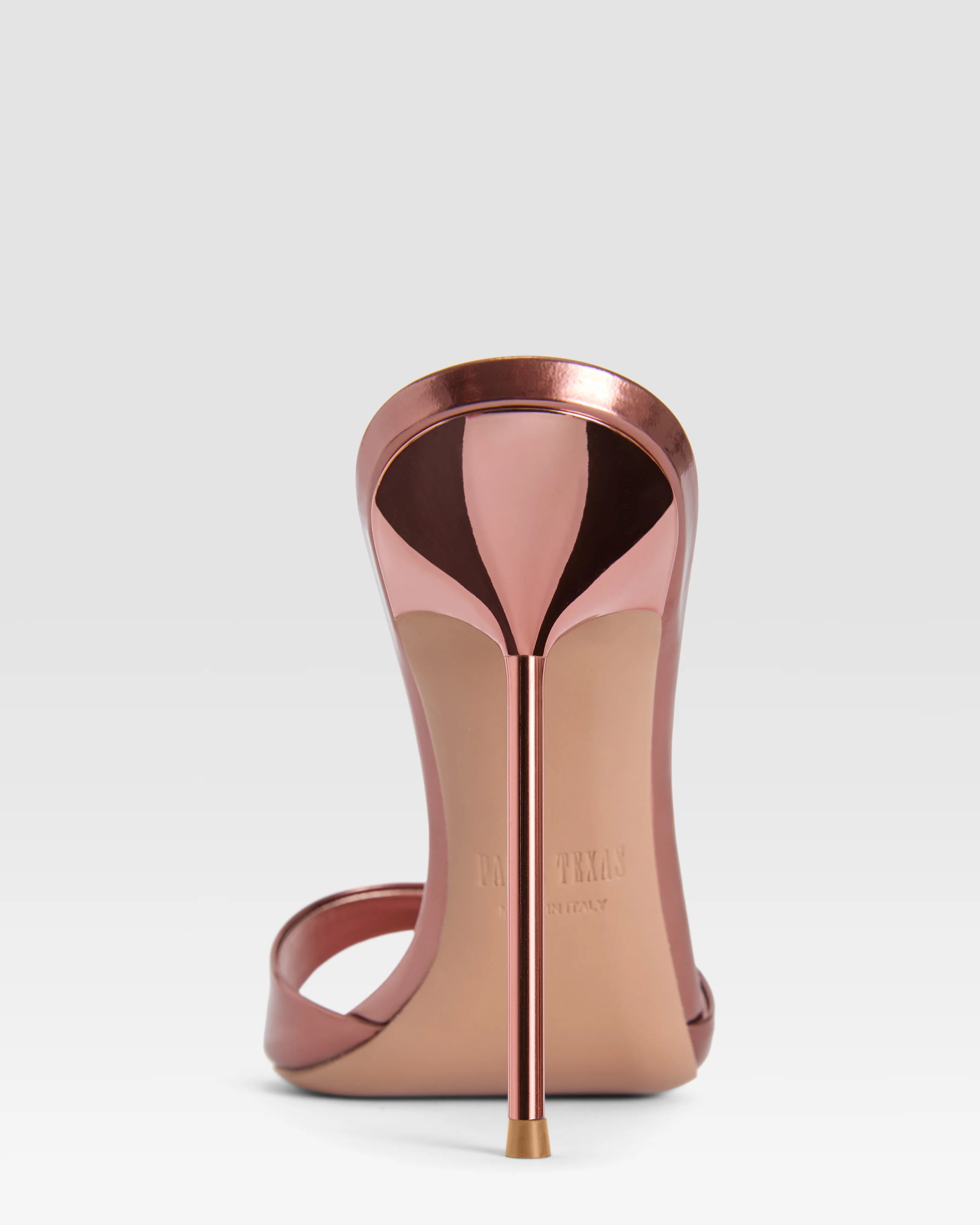 Mirrored leather mule - Image 4