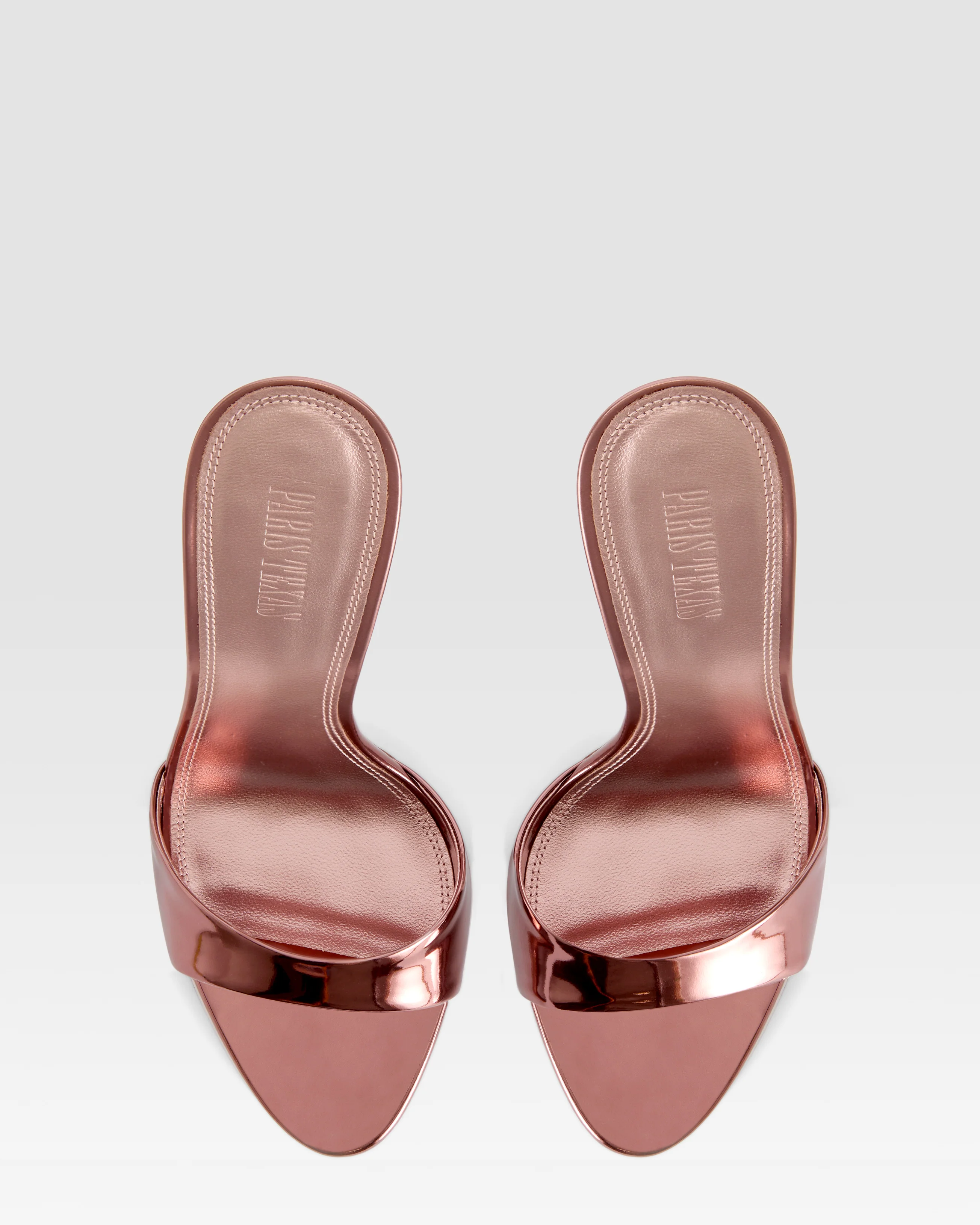 Mirrored leather mule - Image 5
