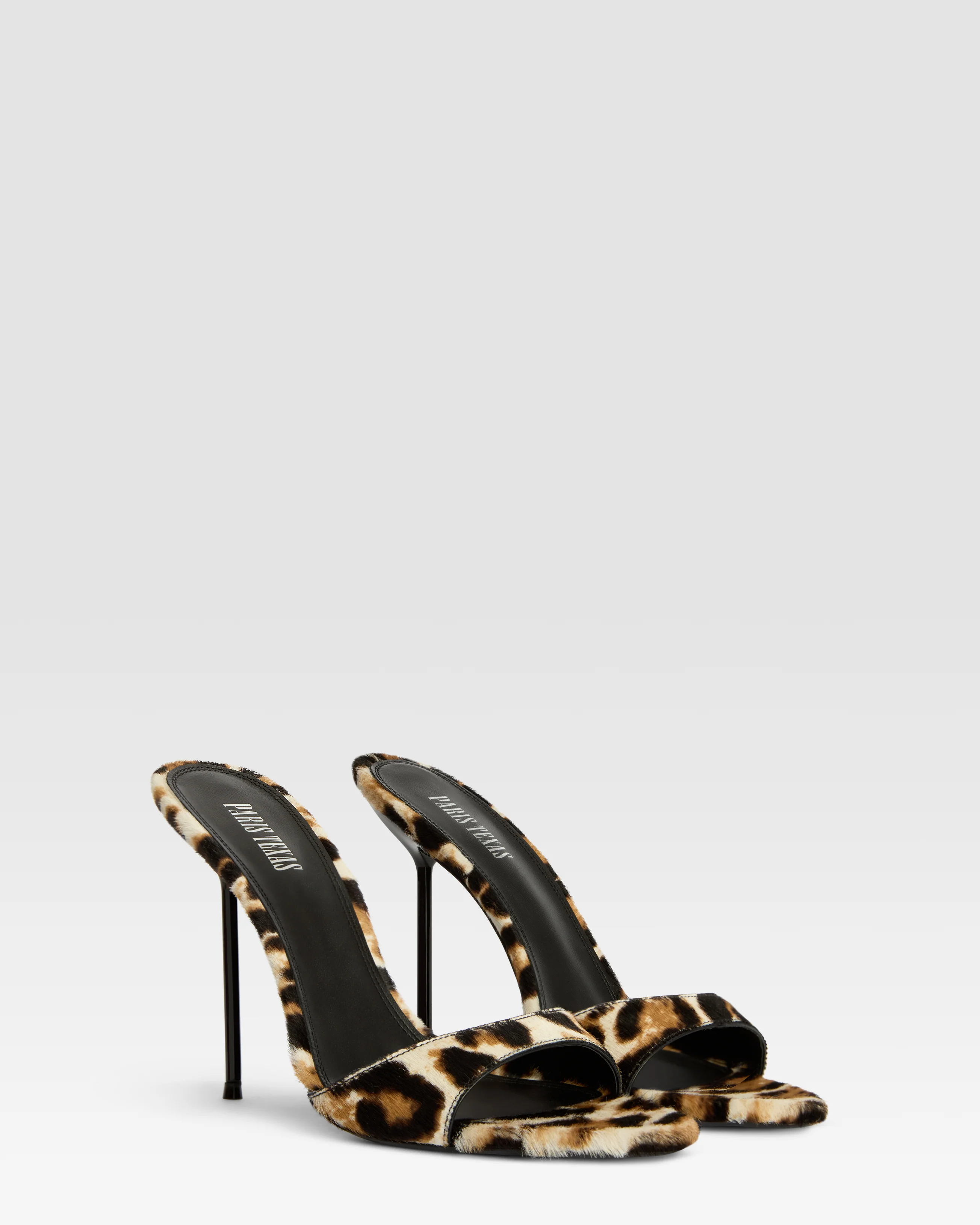 Leopard-print haircalf mule - Image 2
