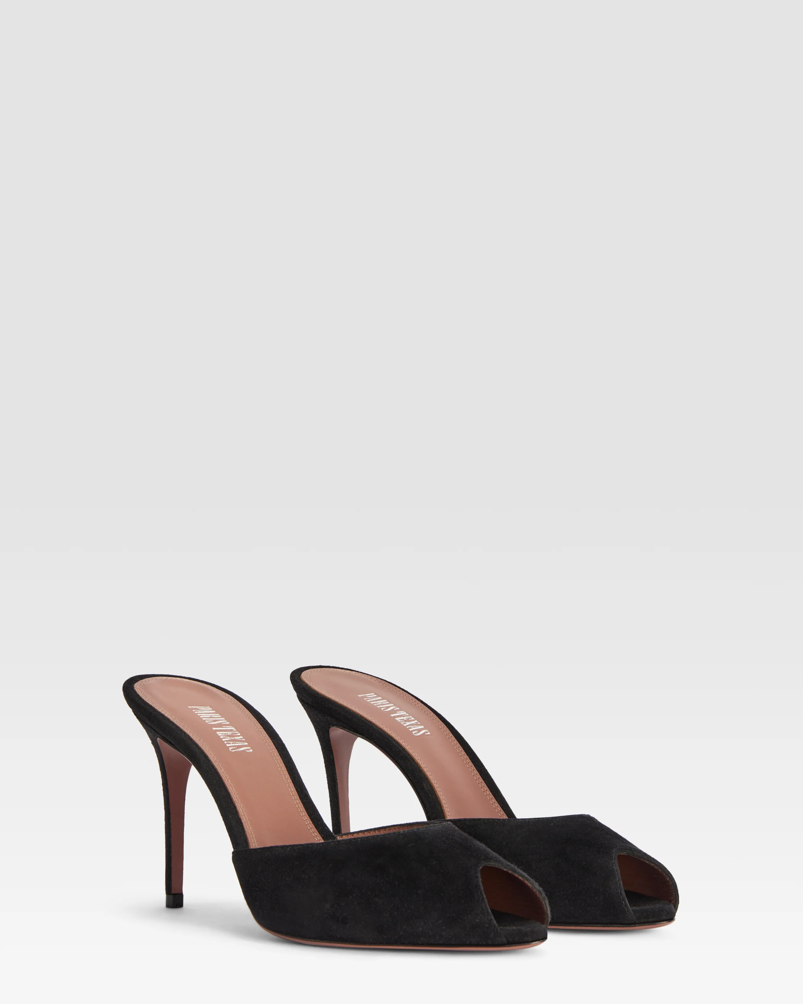Suede open-toe mule - Image 2