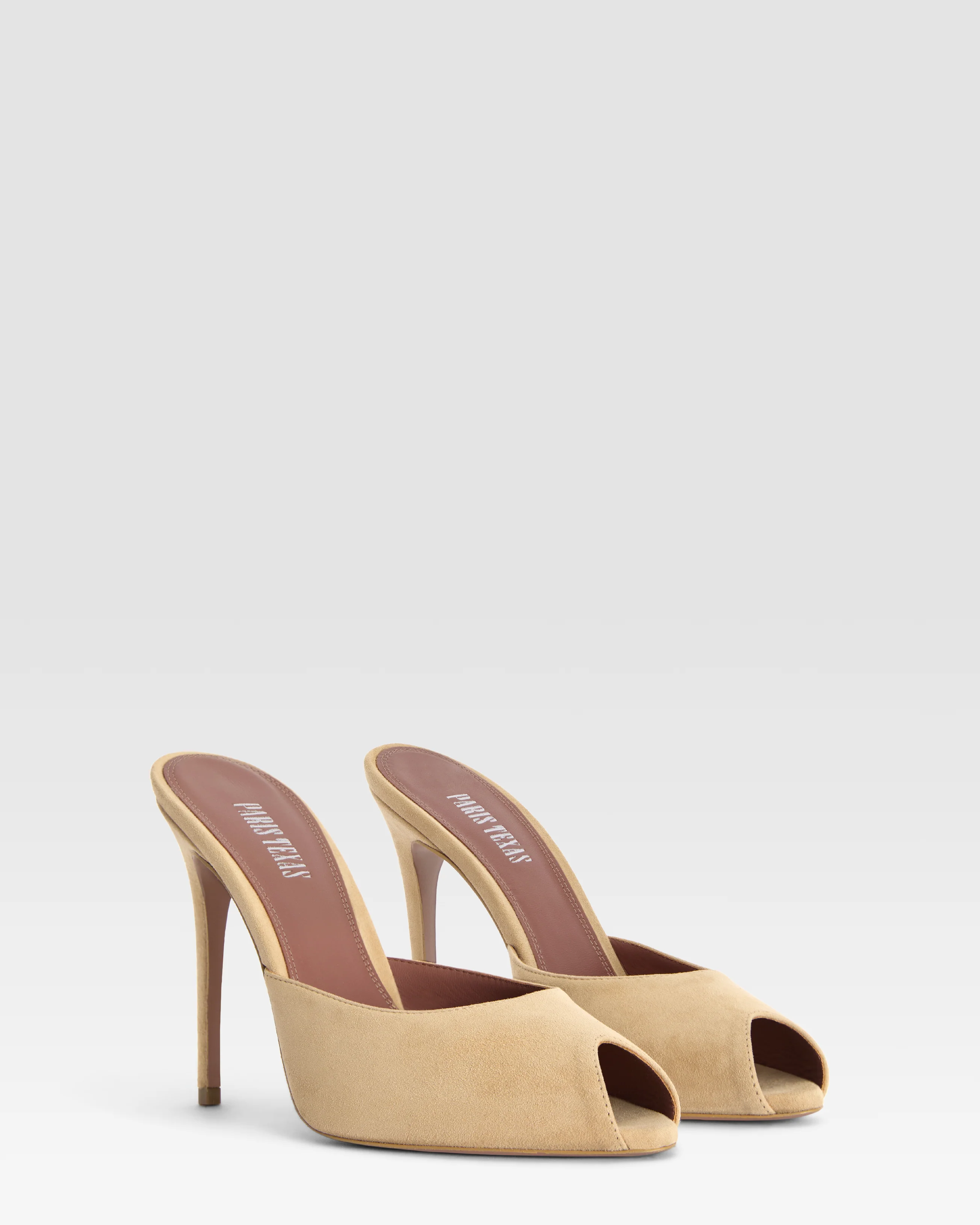 Suede open-toe mule - Image 2