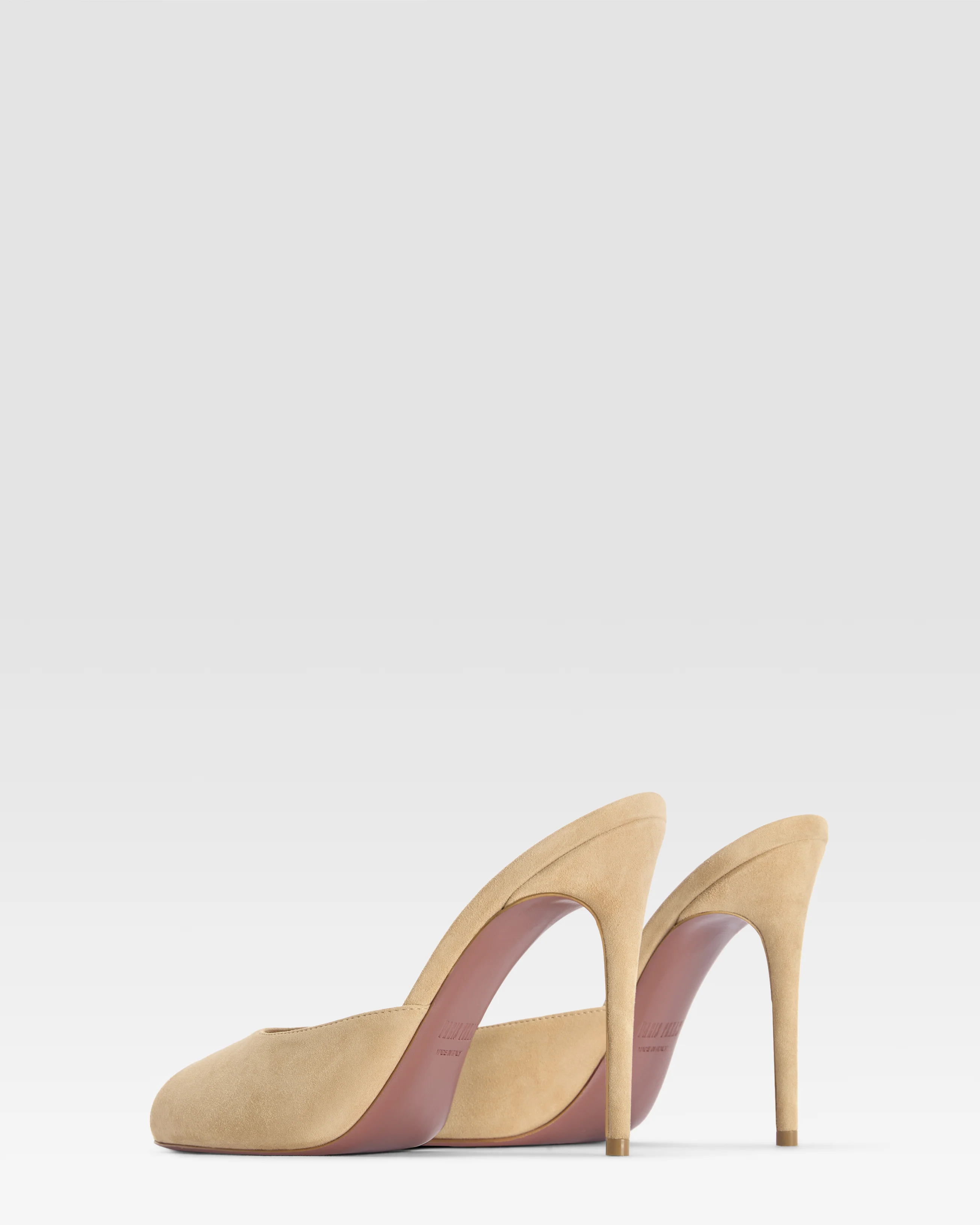 Suede open-toe mule - Image 3