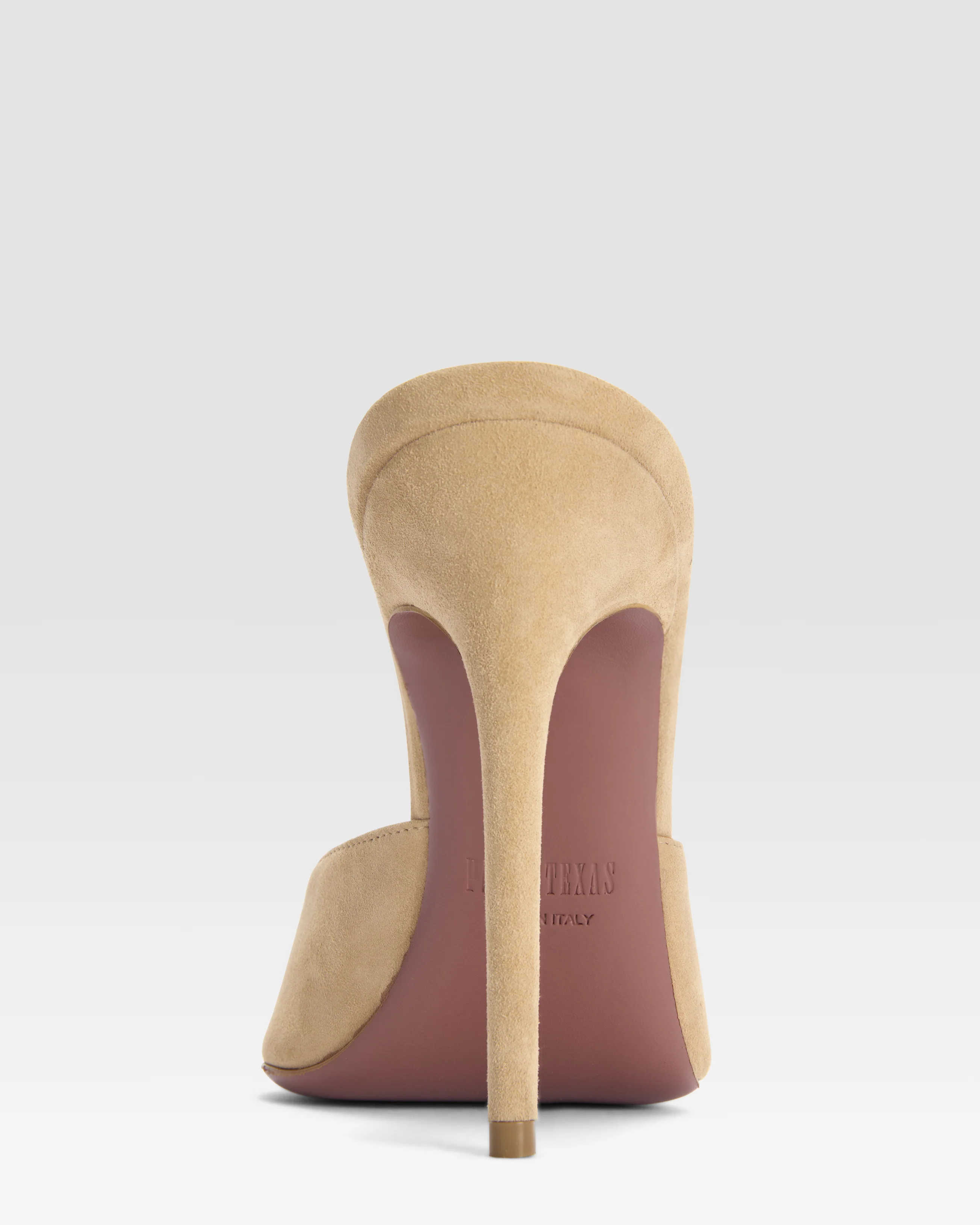 Suede open-toe mule - Image 4