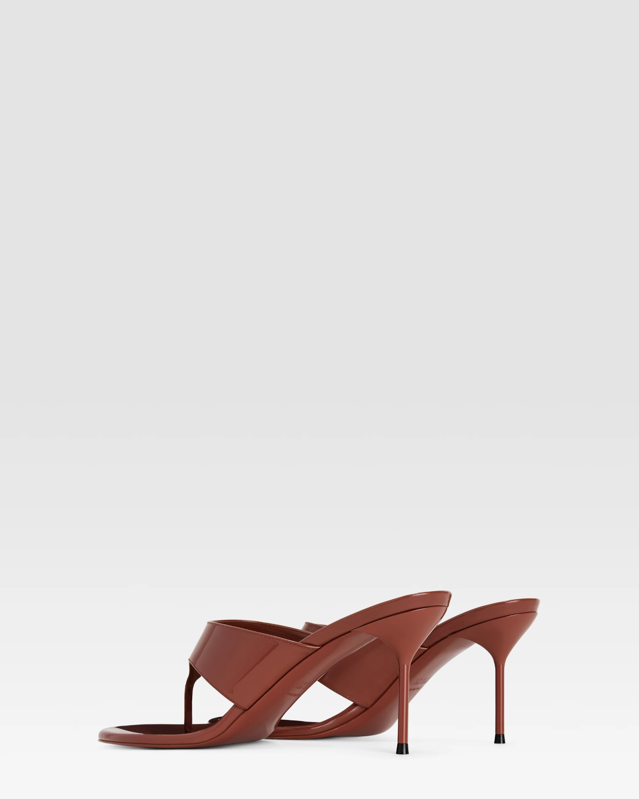 PATENT LEATHER MULE - Image 3