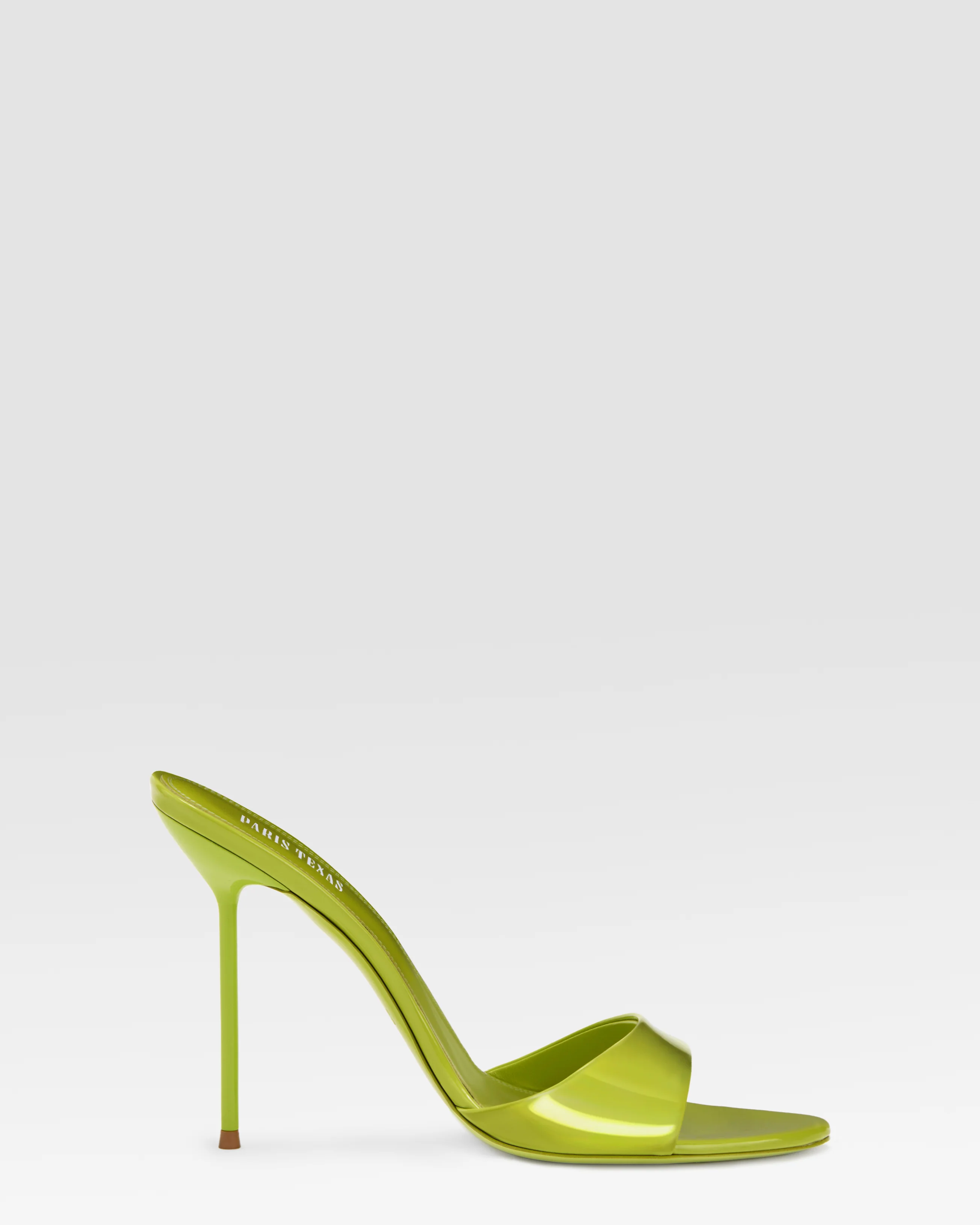 PATENT LEATHER MULE