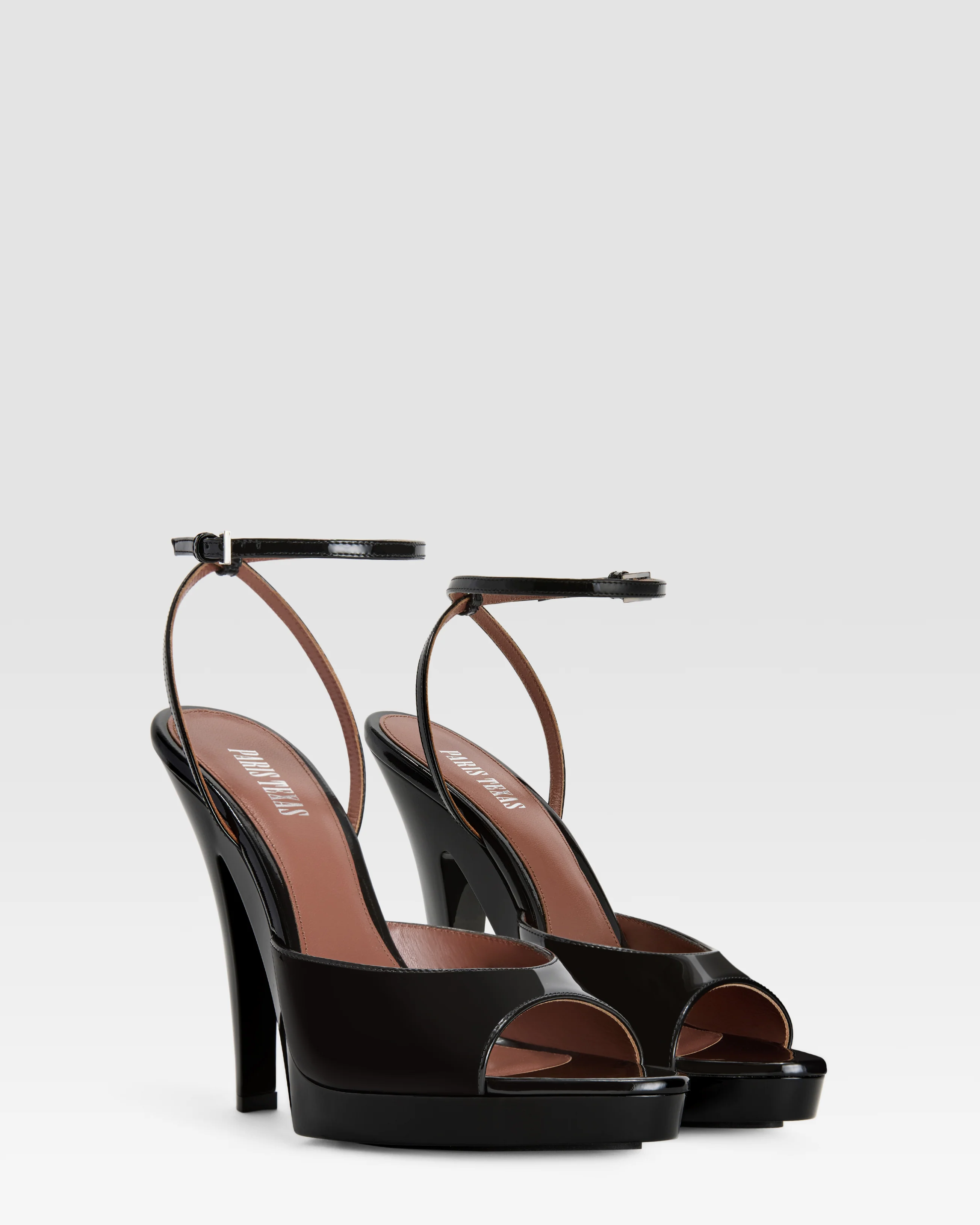 PATENT LEATHER PLATFORM SANDAL - Image 2