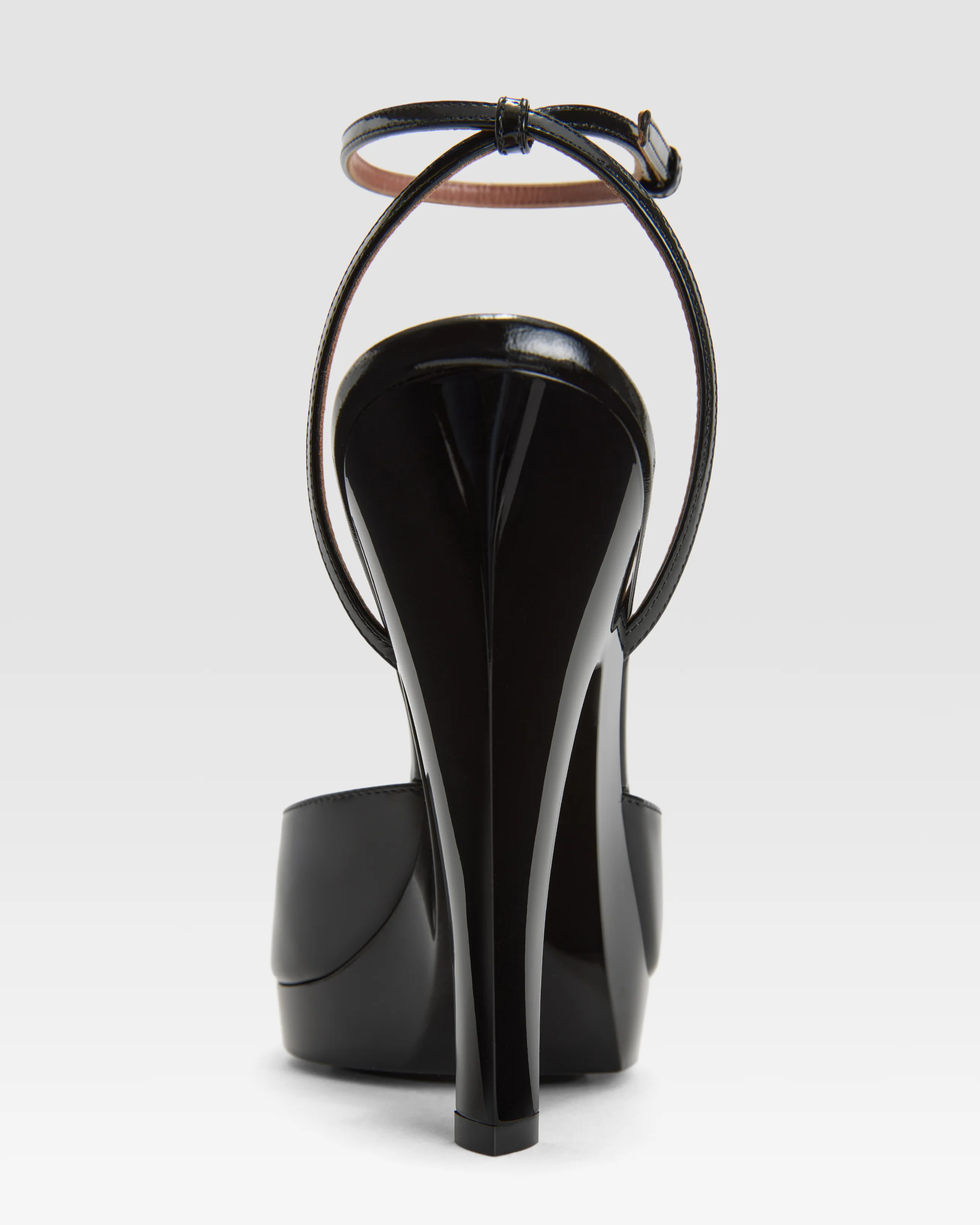 PATENT LEATHER PLATFORM SANDAL - Image 4
