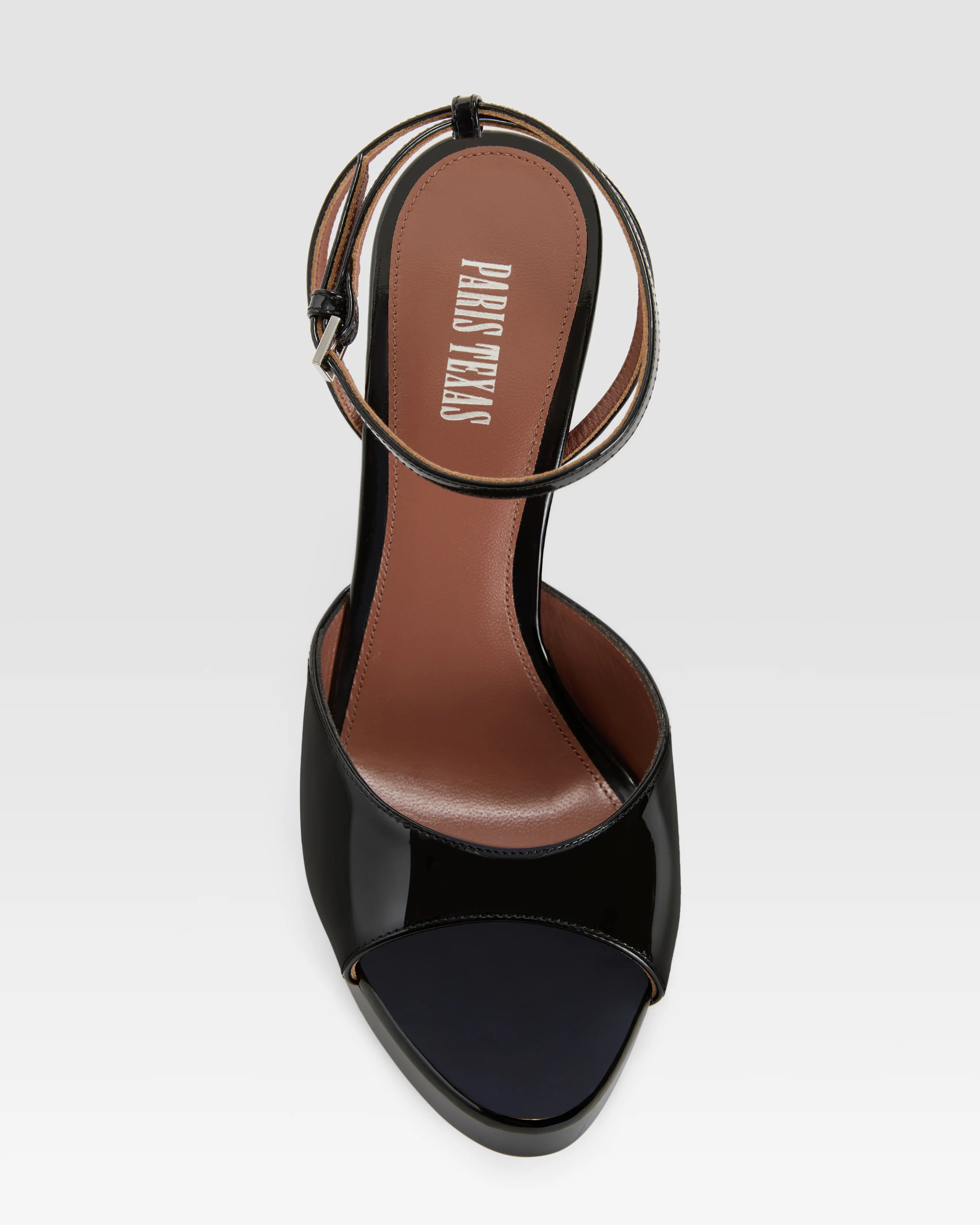 PATENT LEATHER PLATFORM SANDAL - Image 5