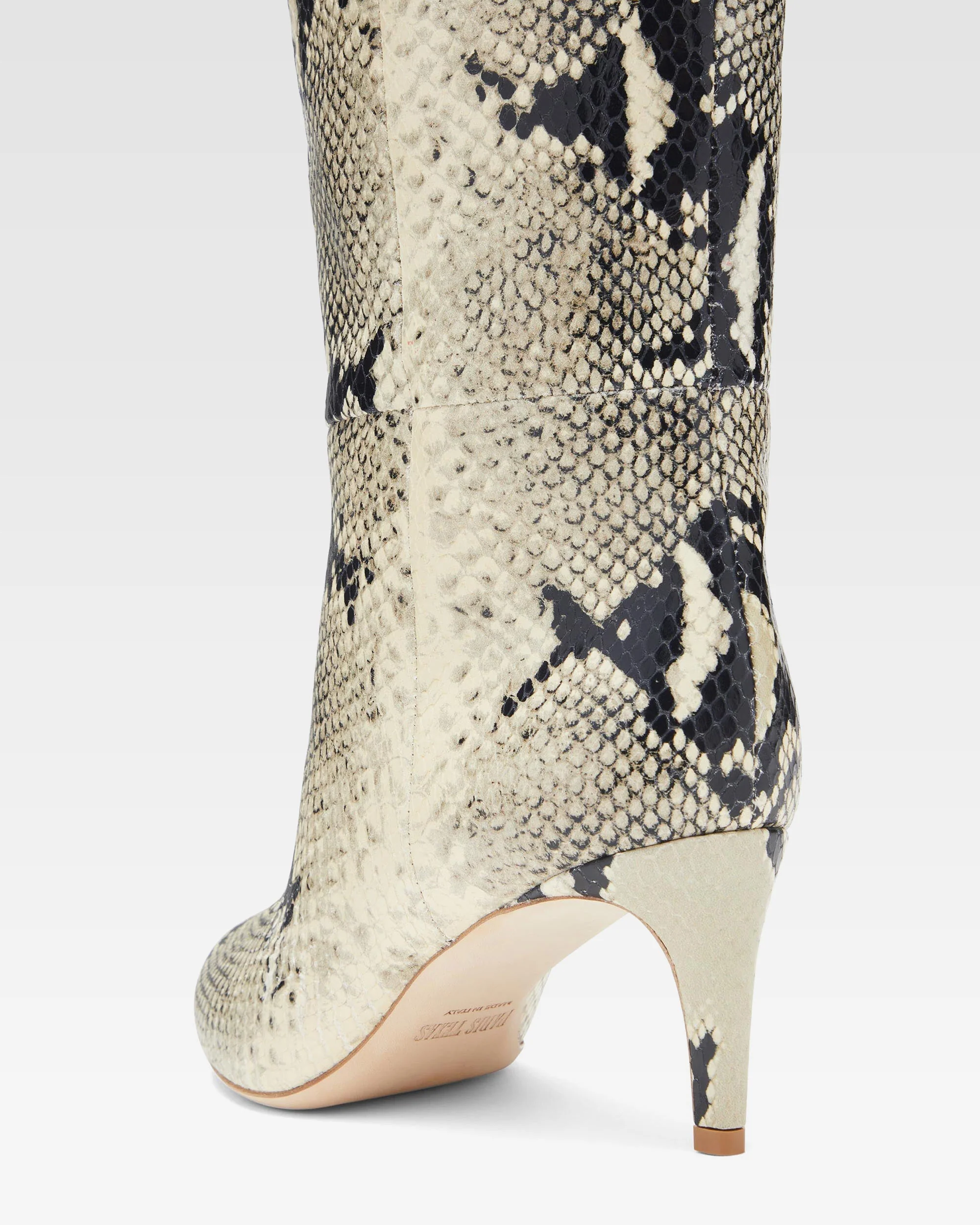 Printed phyton leather heel 60 boots - Image 5