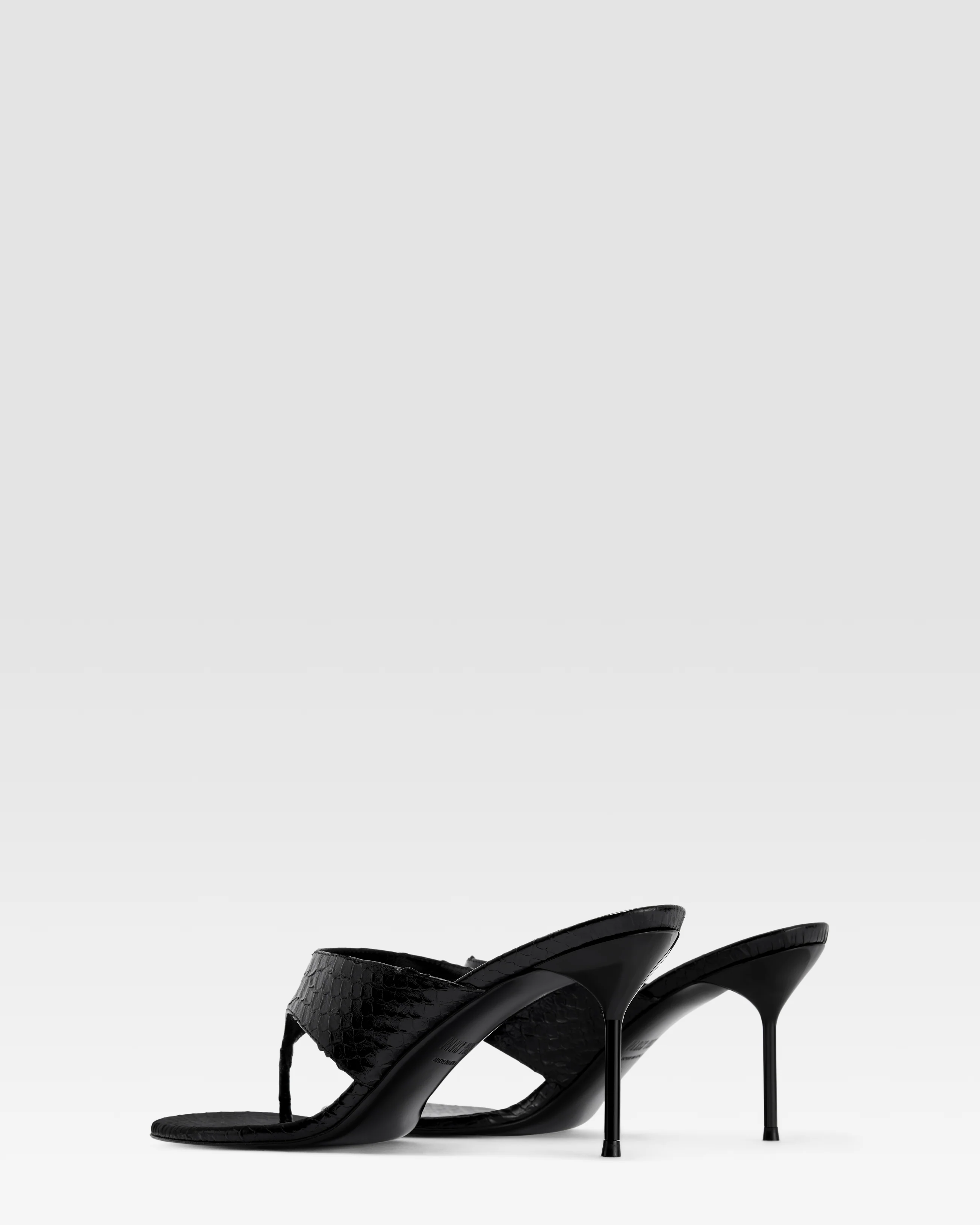 Python-print LEATHER MULE - Image 3