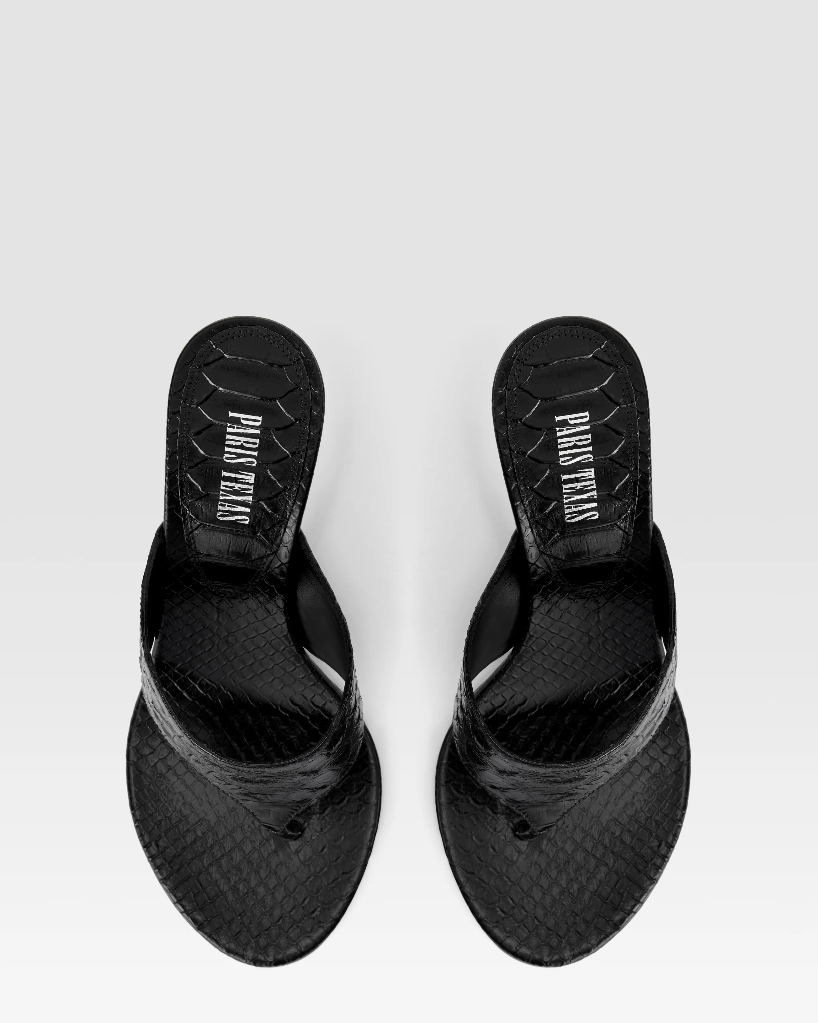Python-print LEATHER MULE - Image 5