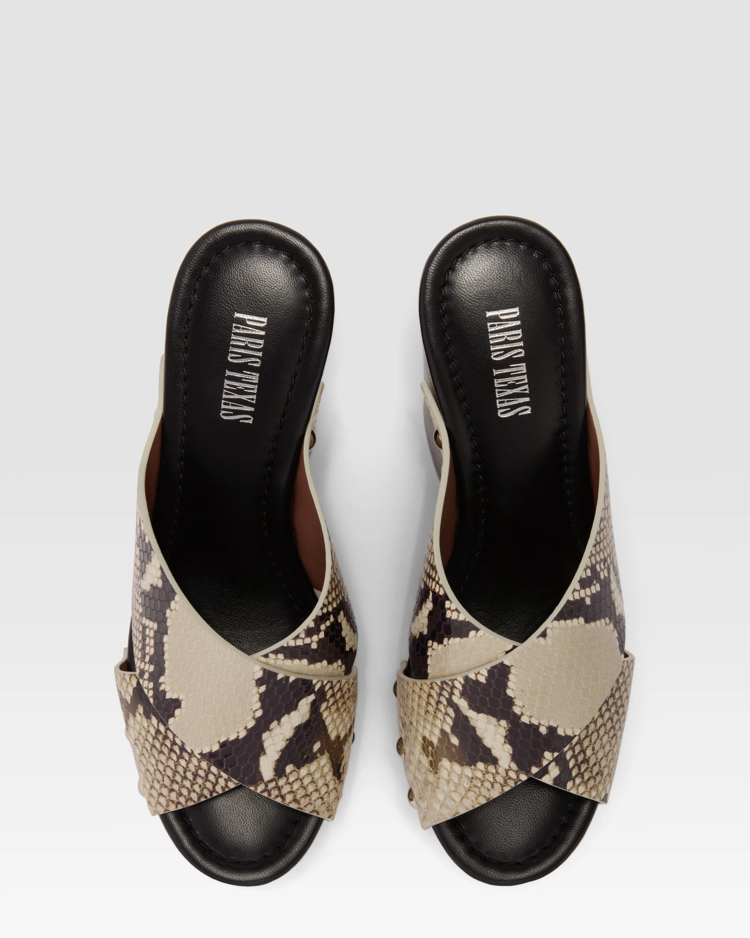 Python-print LEATHER MULE - Image 5