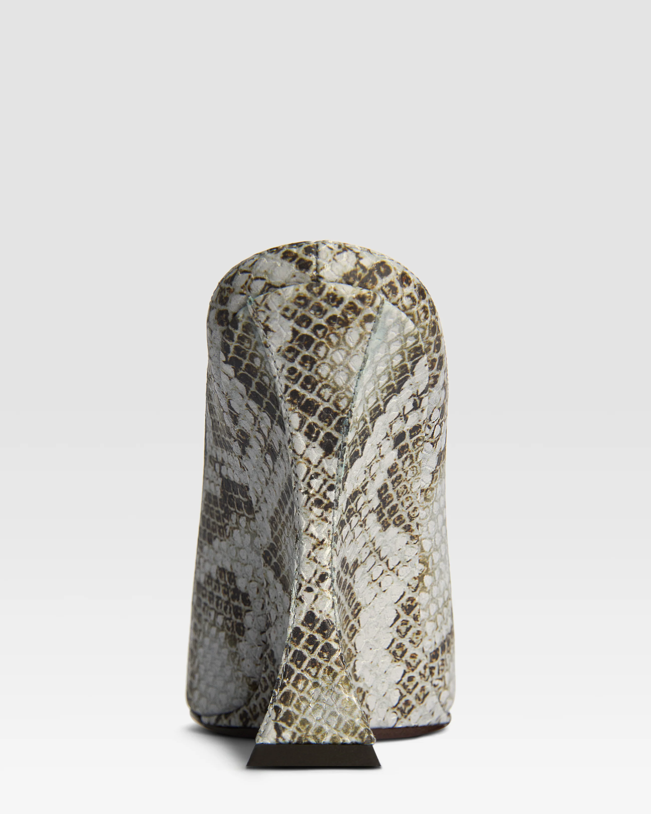 Python-print leather mule - Image 4