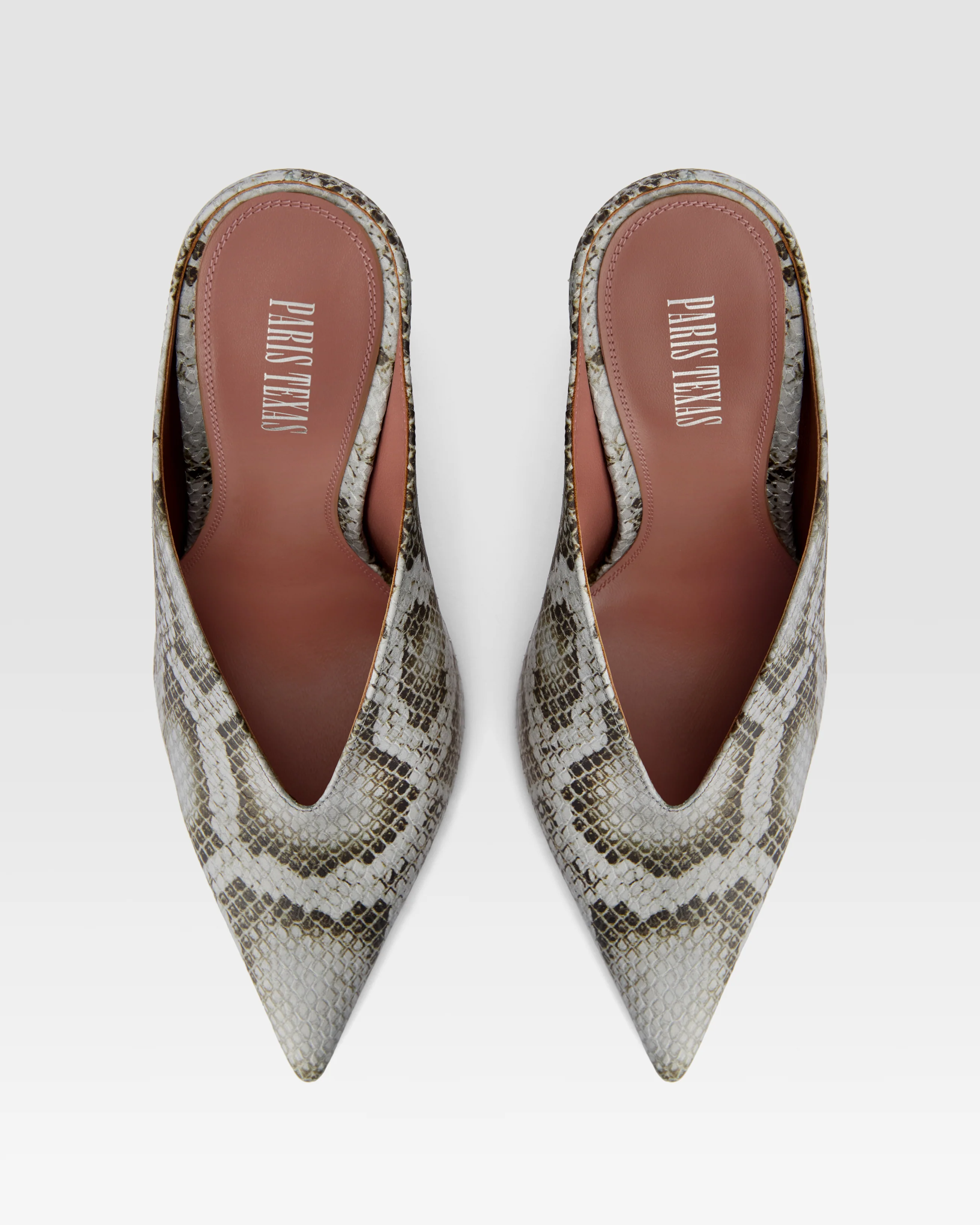 Python-print leather mule - Image 5