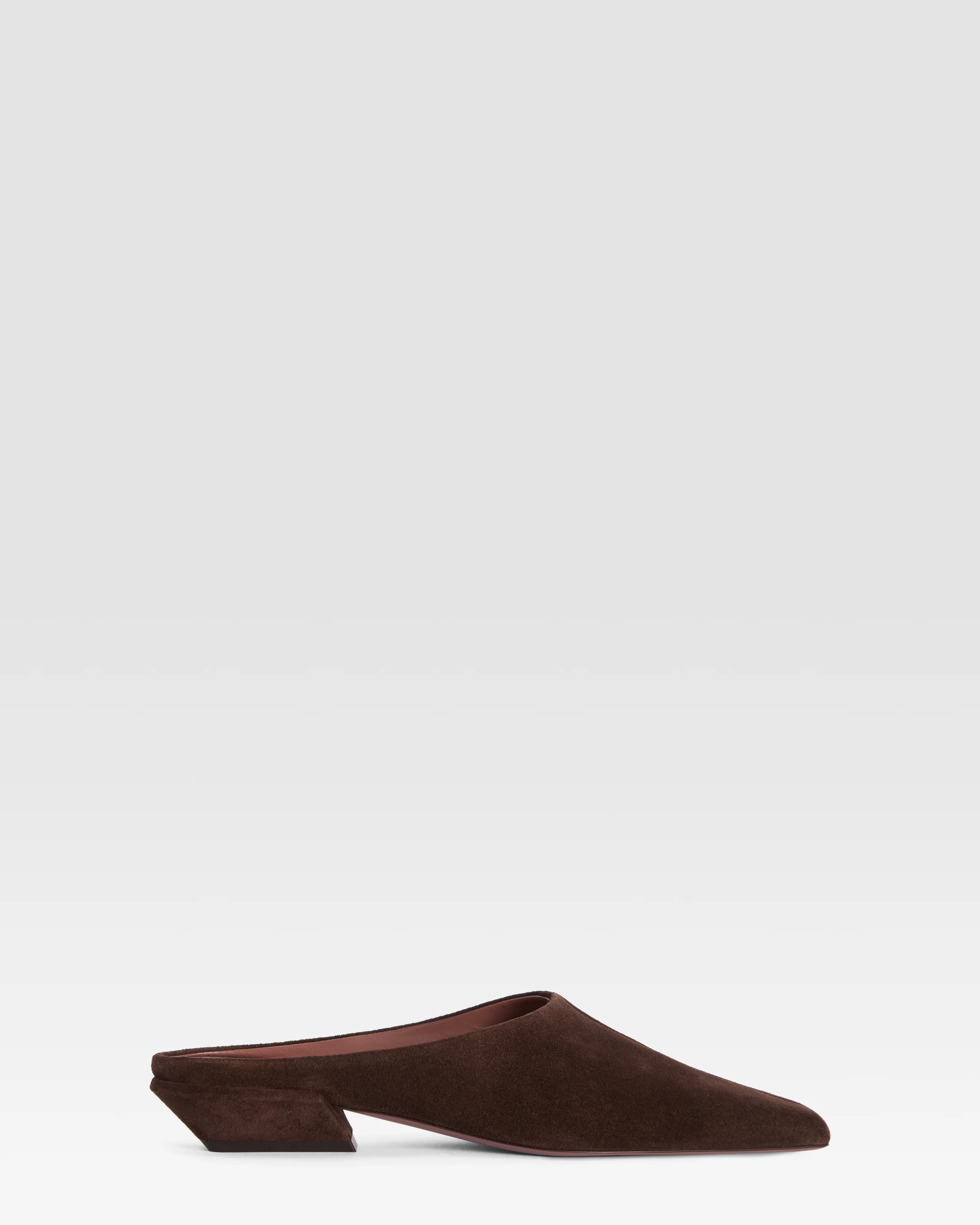 Suede mule