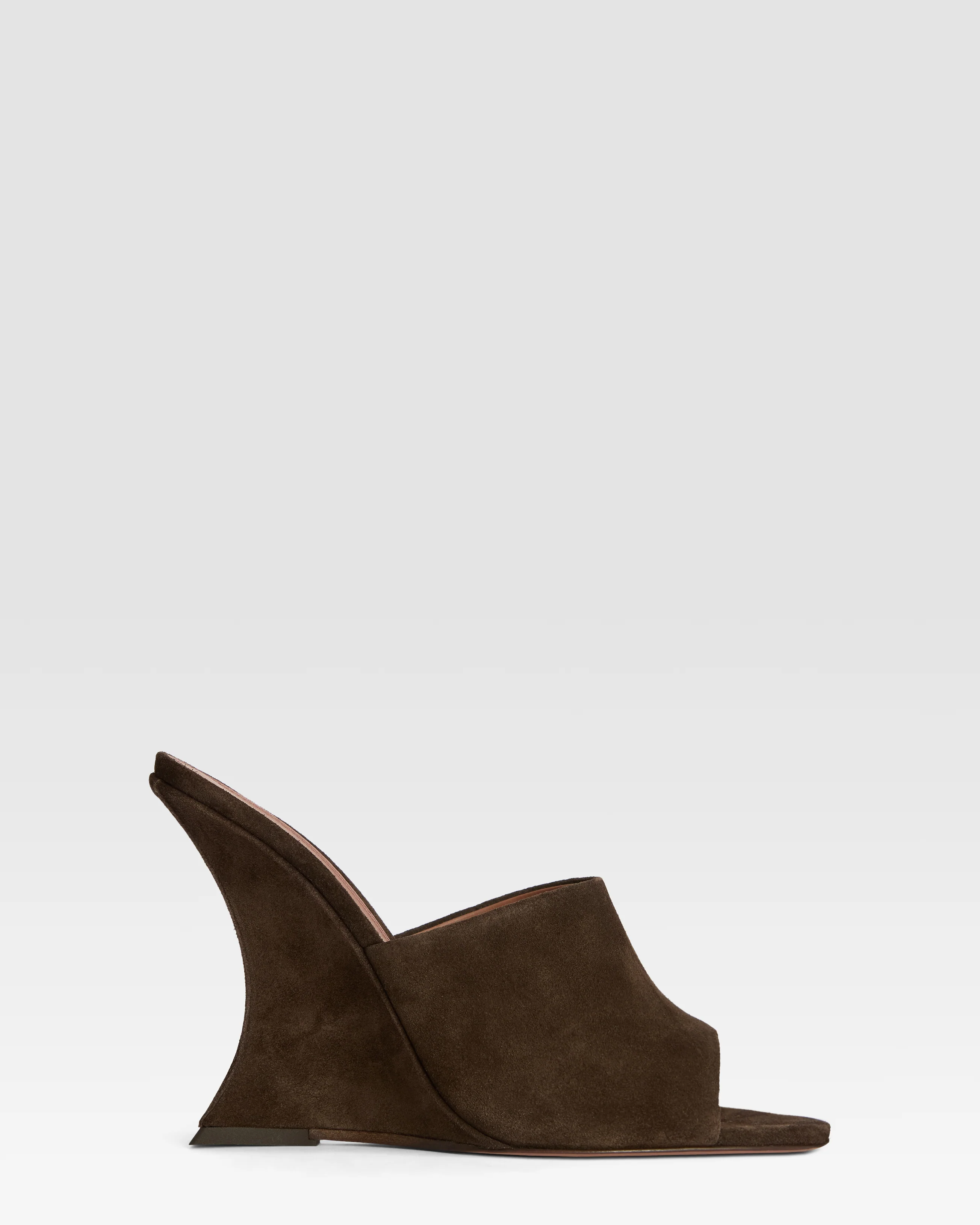 Suede mule