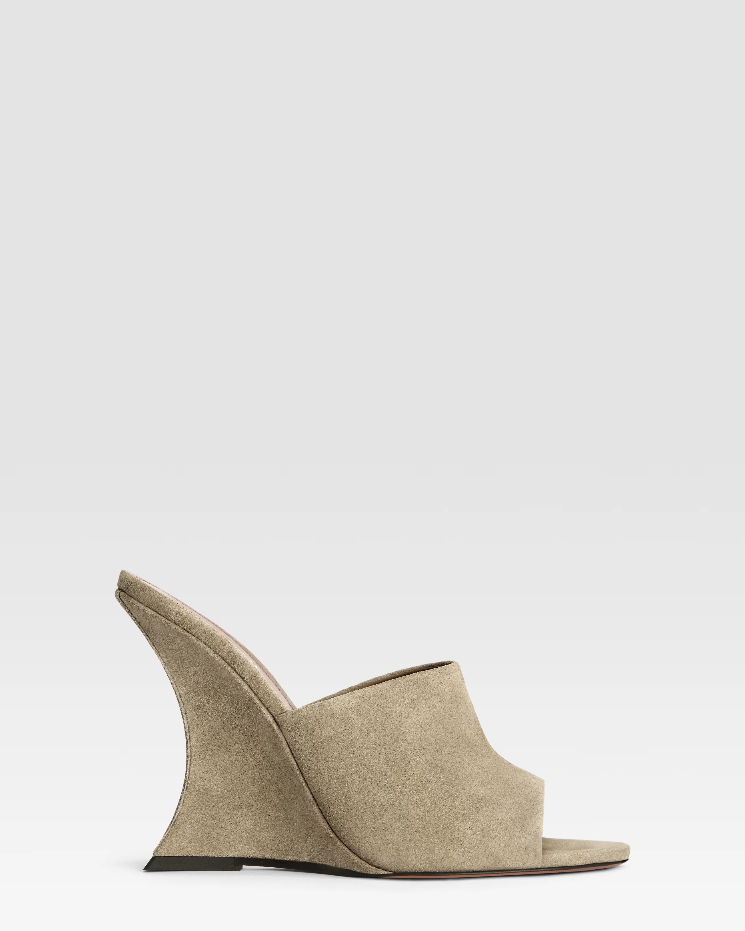 Suede mule