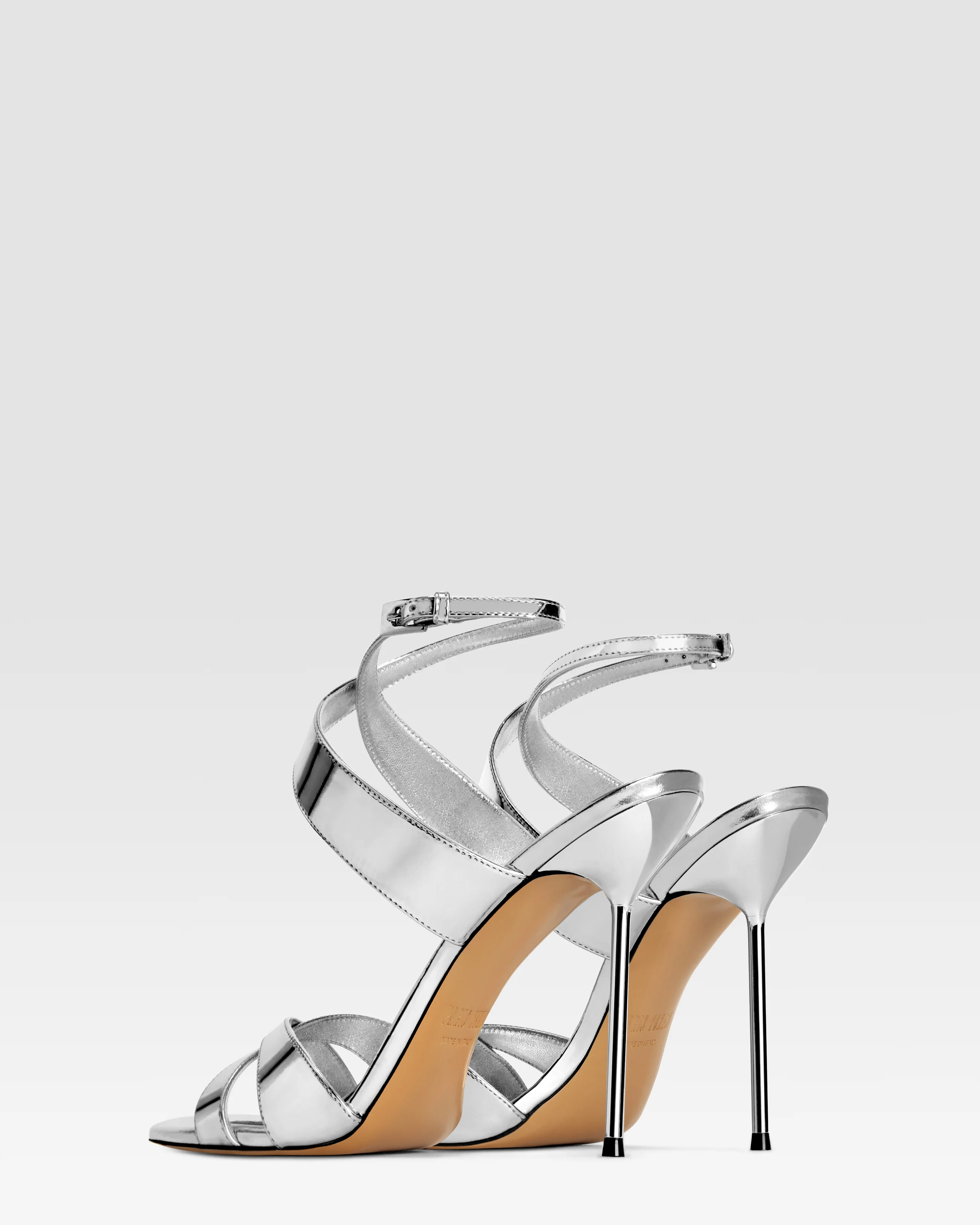 Mirrored leather sandal - Image 3