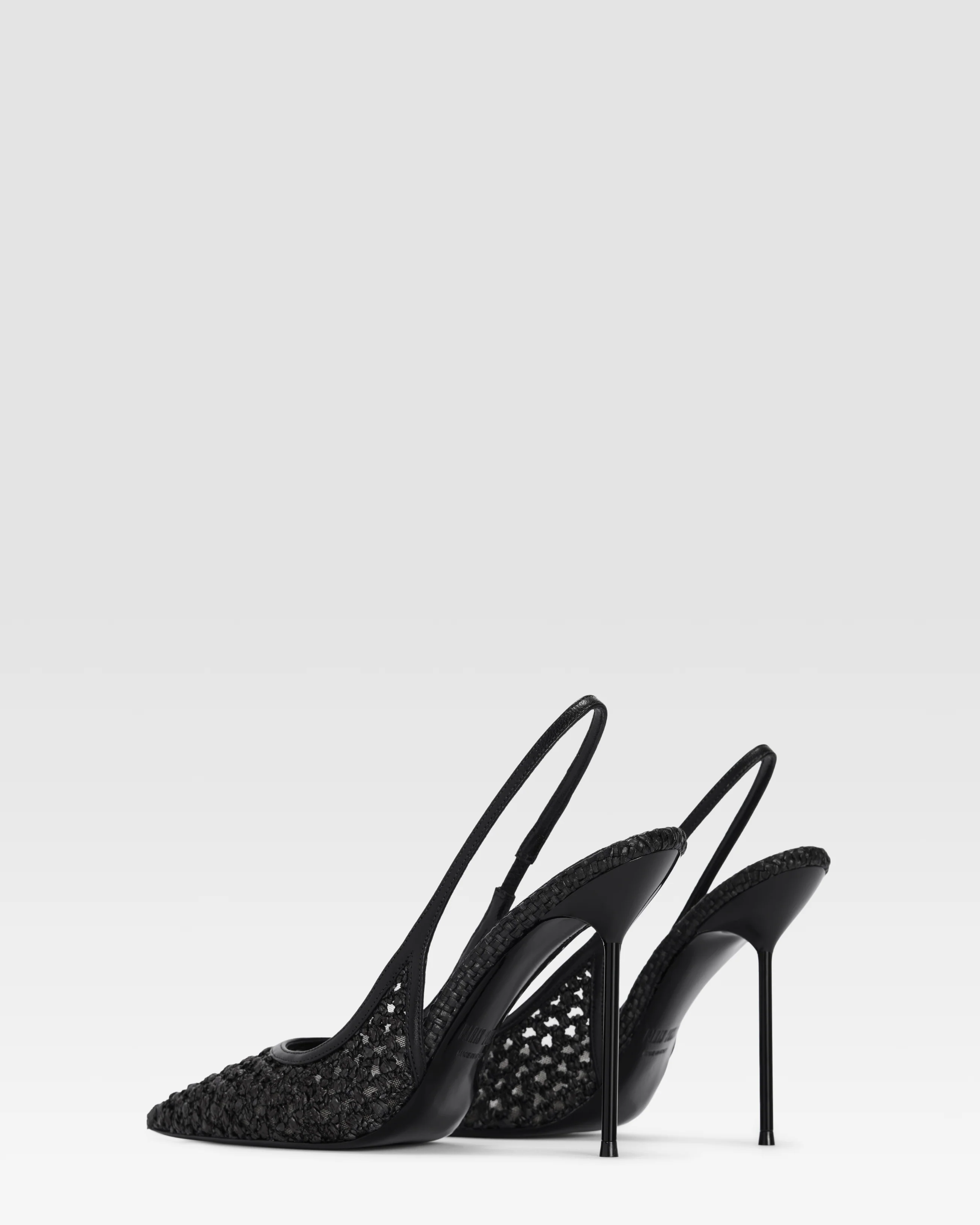SLINGBACK IN WOVEN RAFFIA - Image 3