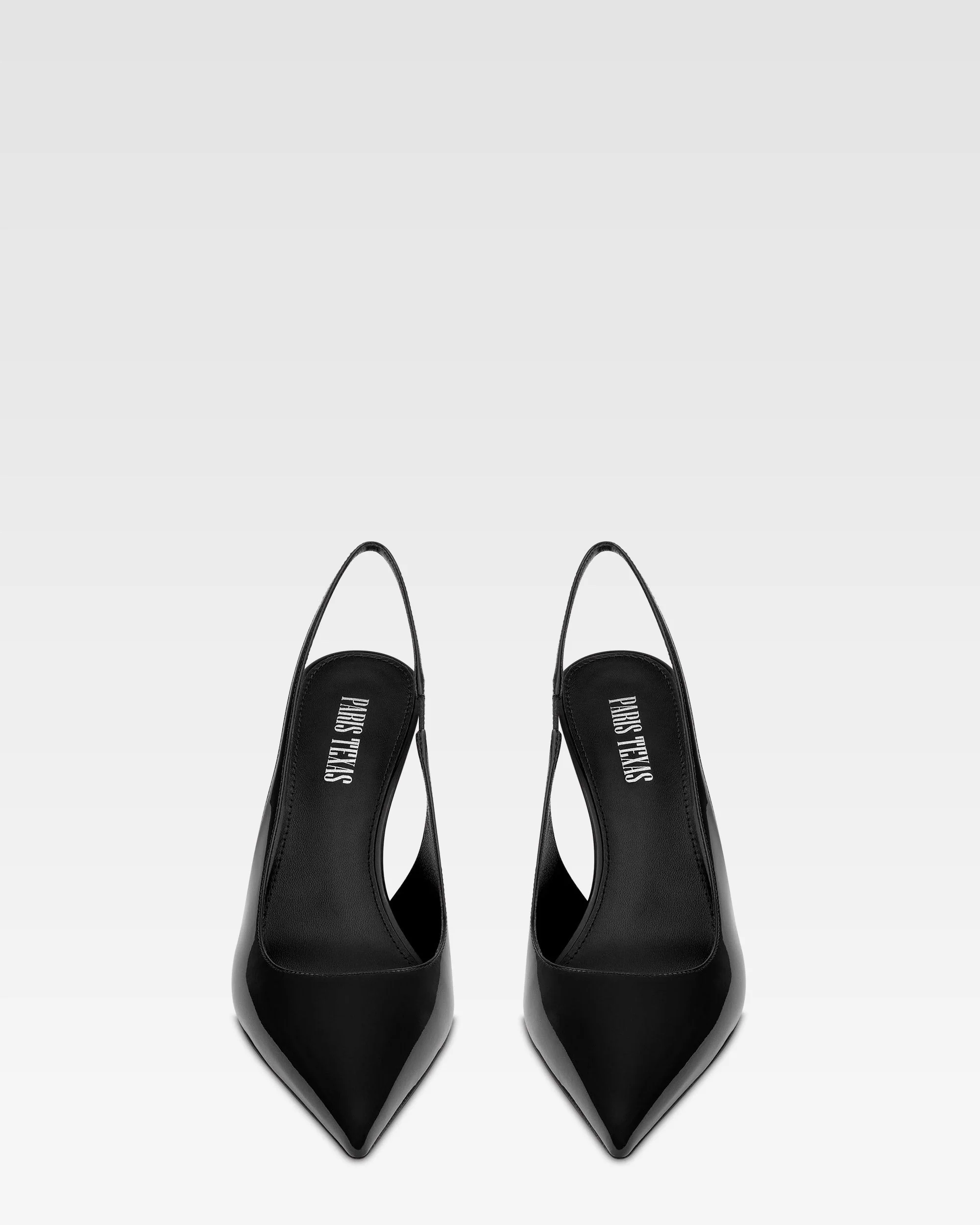Slingbacks in black patent leather - Image 3