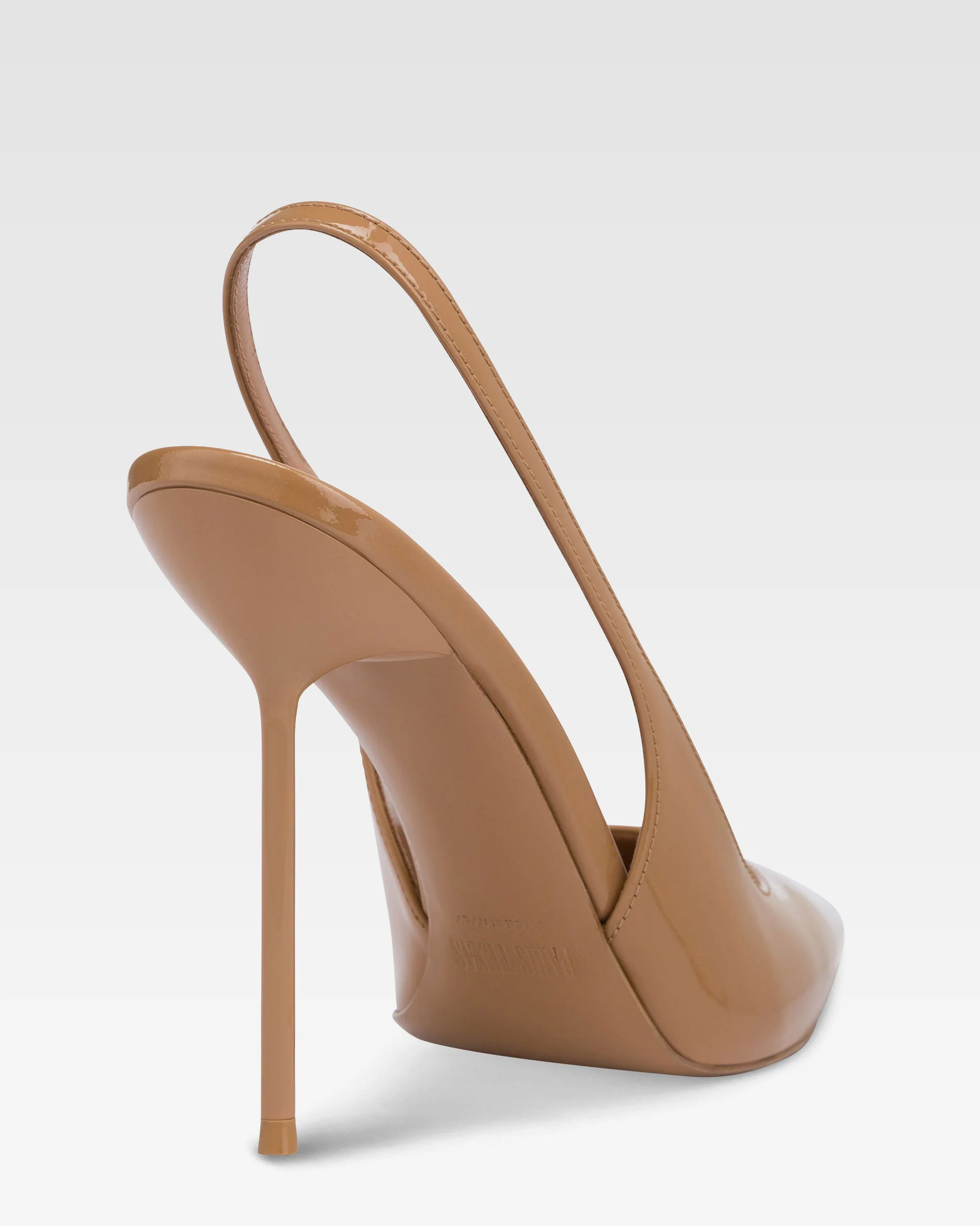 Slingbacks in caramel patent leather - Image 5