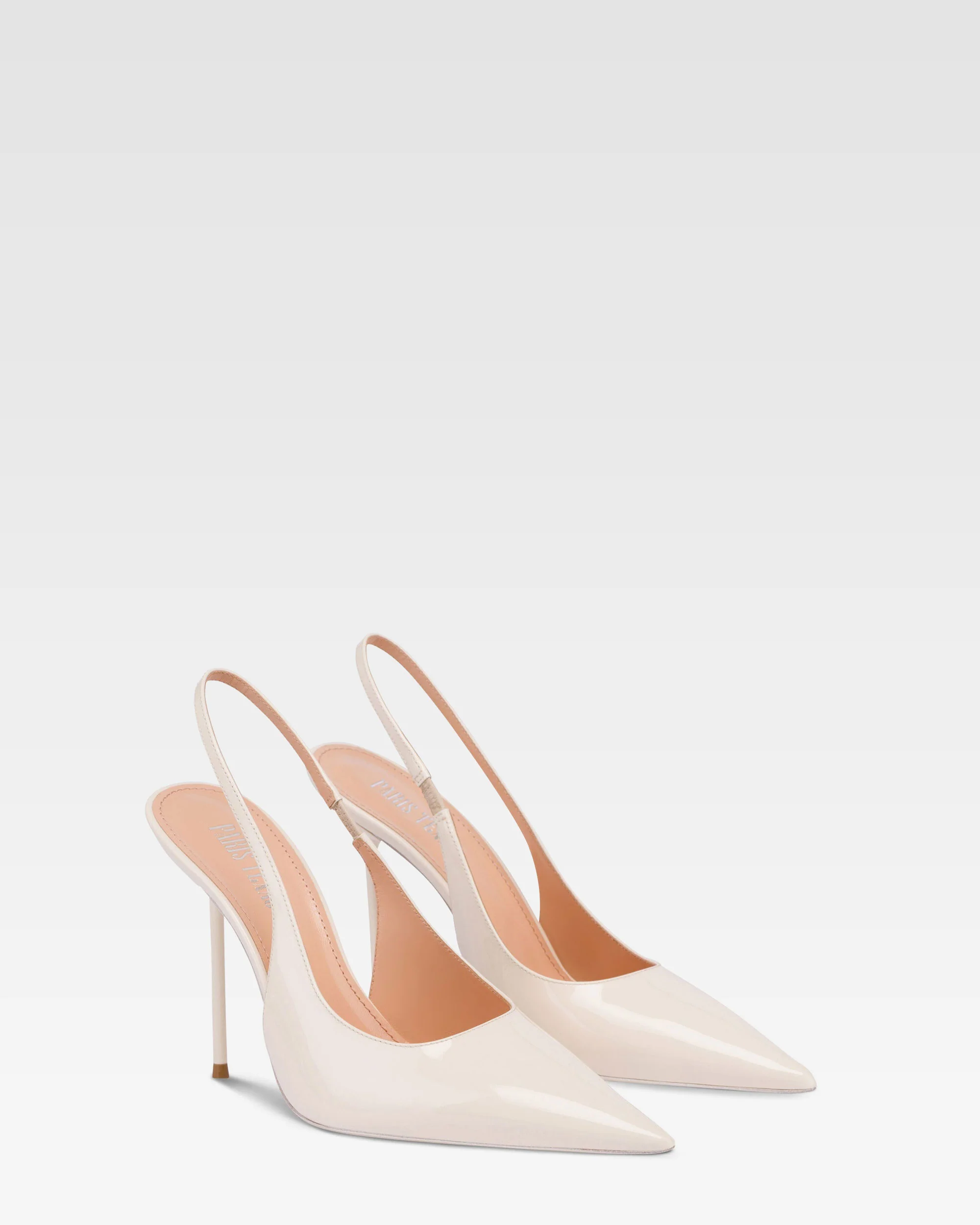 Slingbacks in ivory patent leather - Image 2