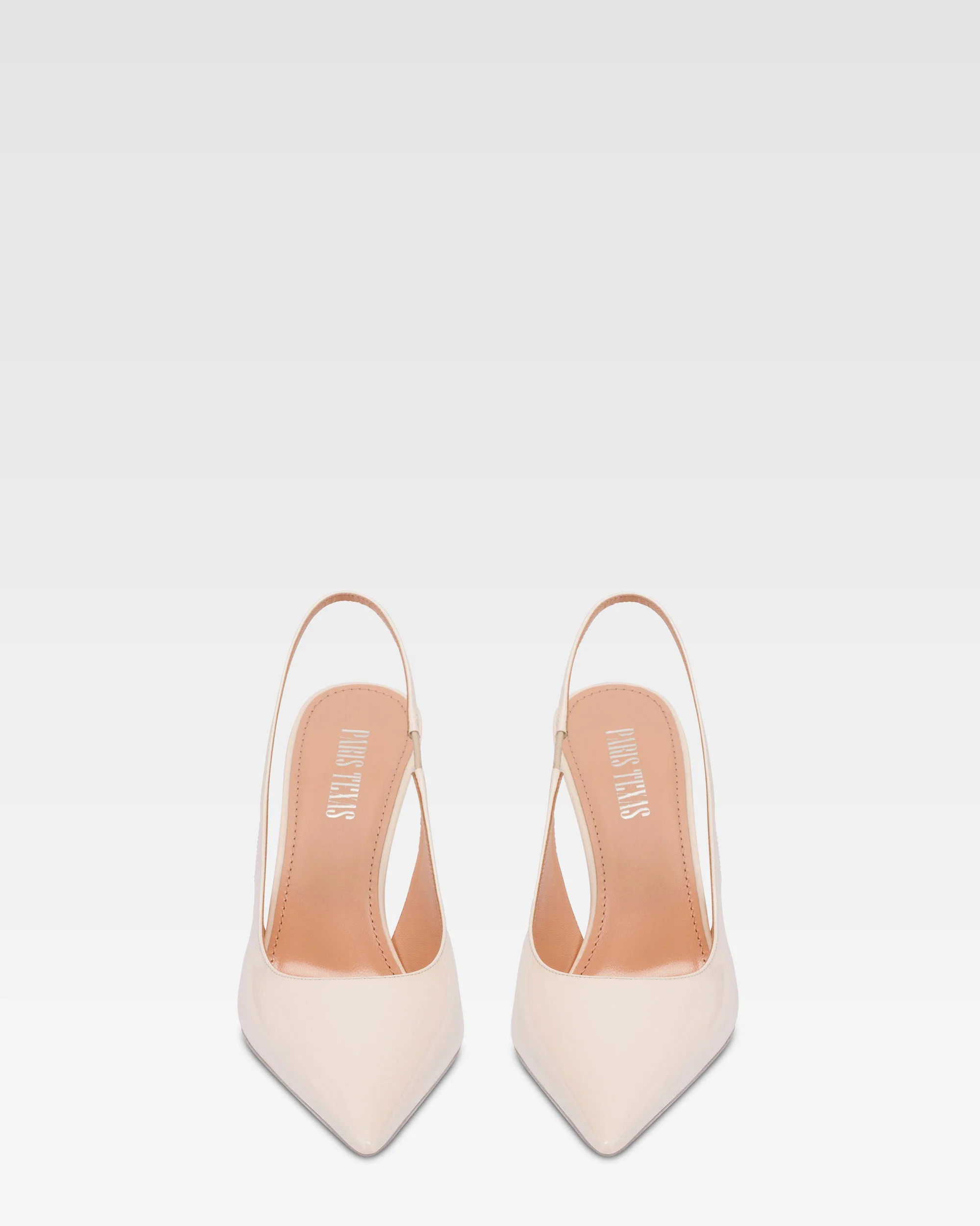 Slingbacks in ivory patent leather - Image 3