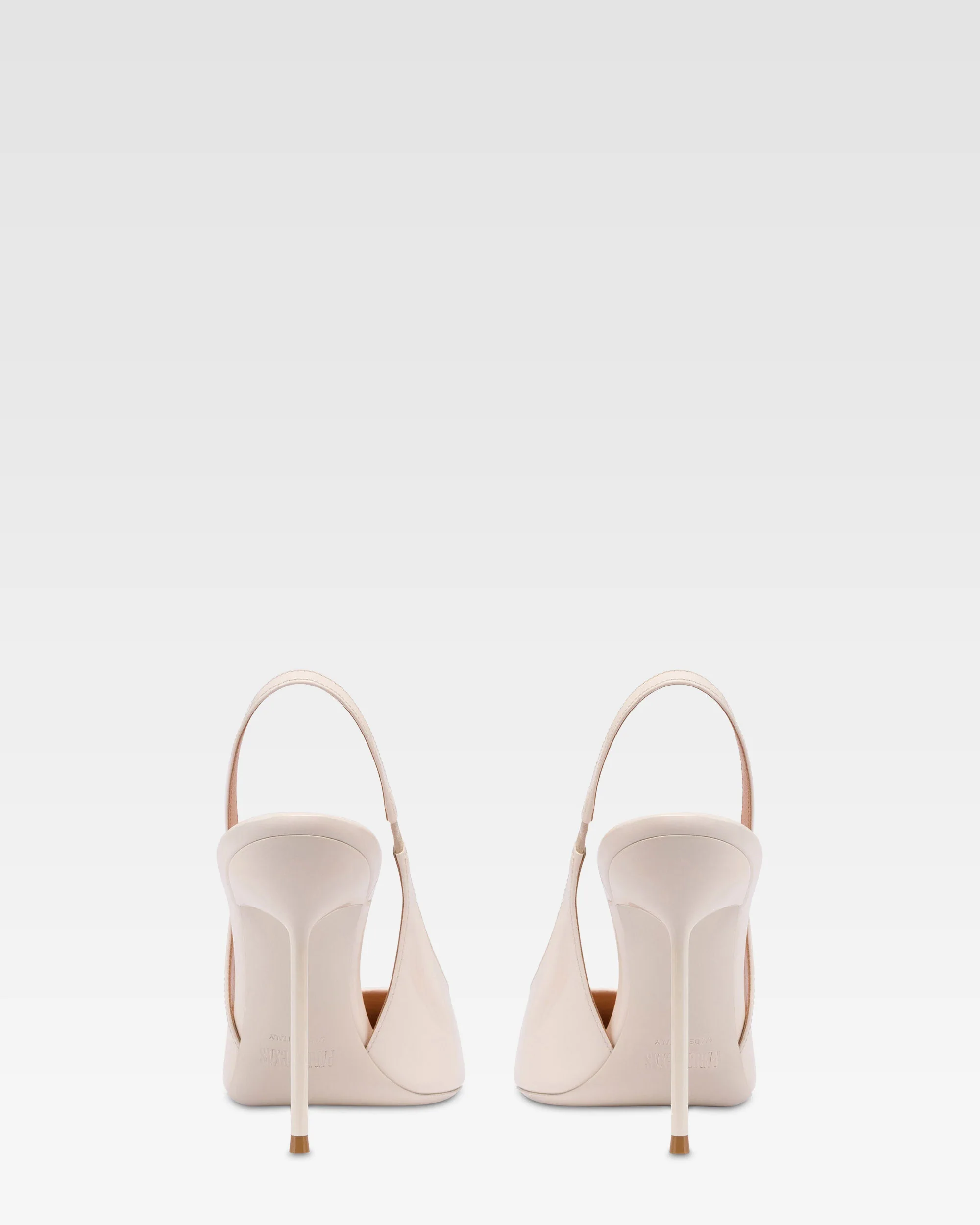 Slingbacks in ivory patent leather - Image 4
