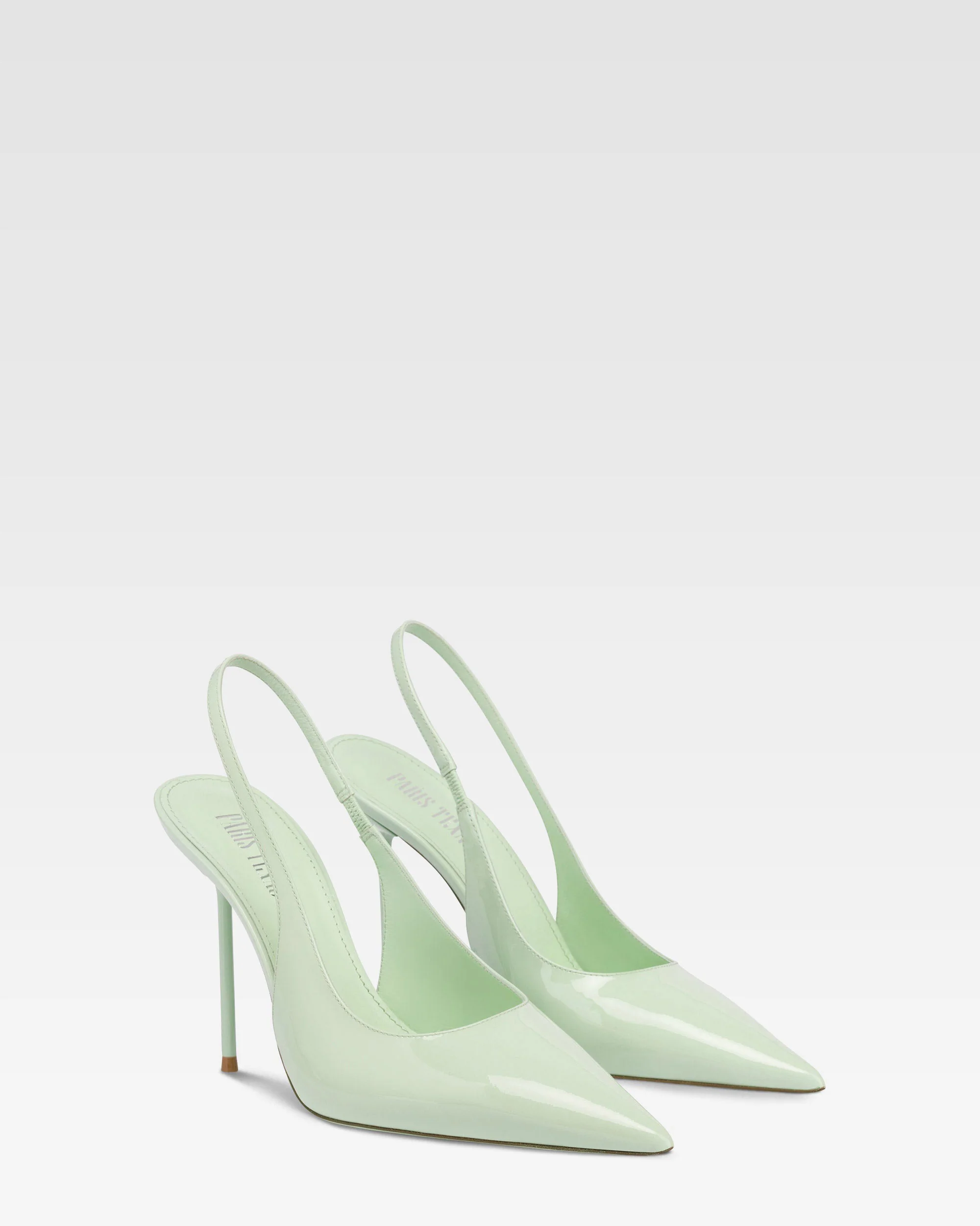 Slingbacks in mint patent leather - Image 2
