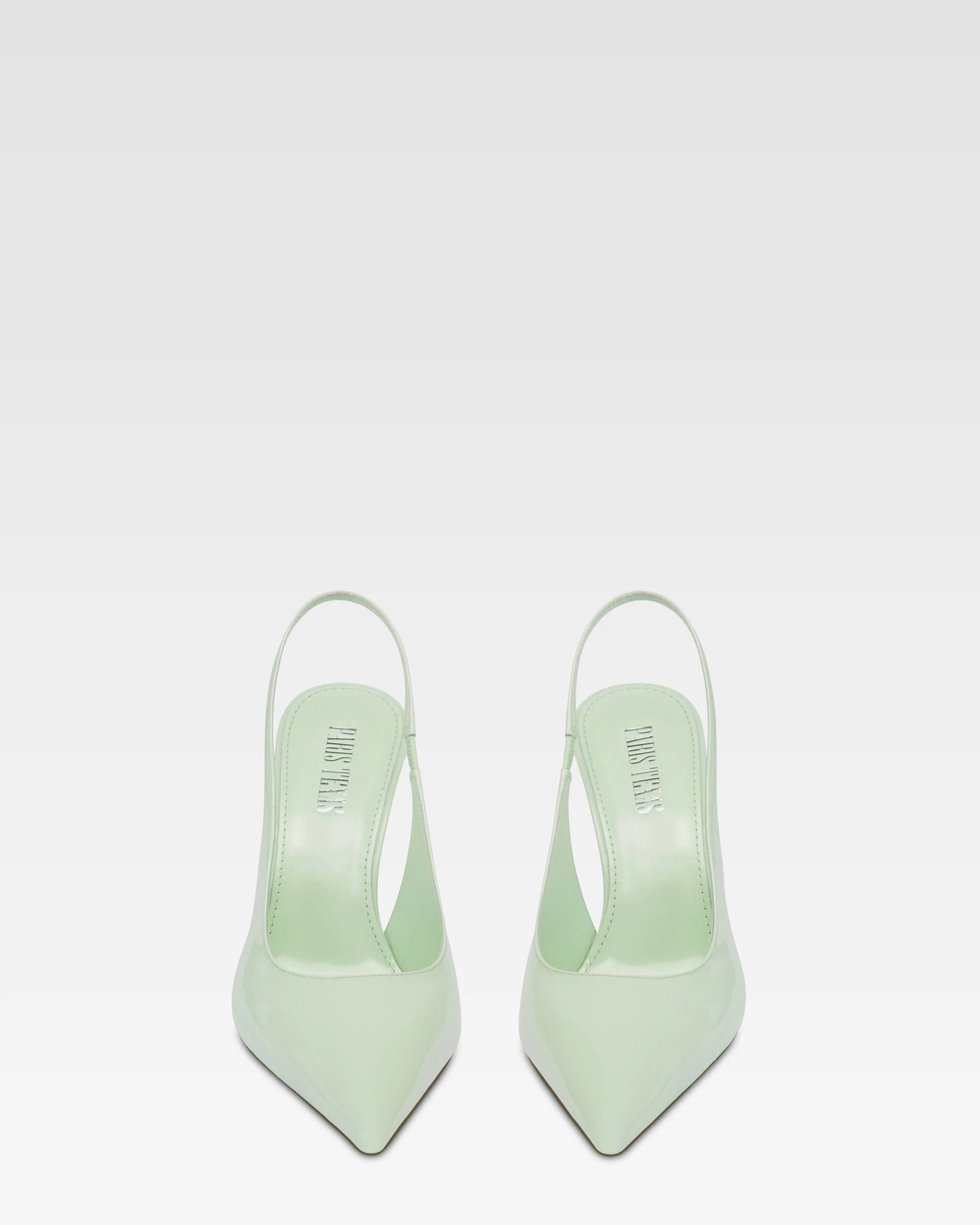 Slingbacks in mint patent leather - Image 3