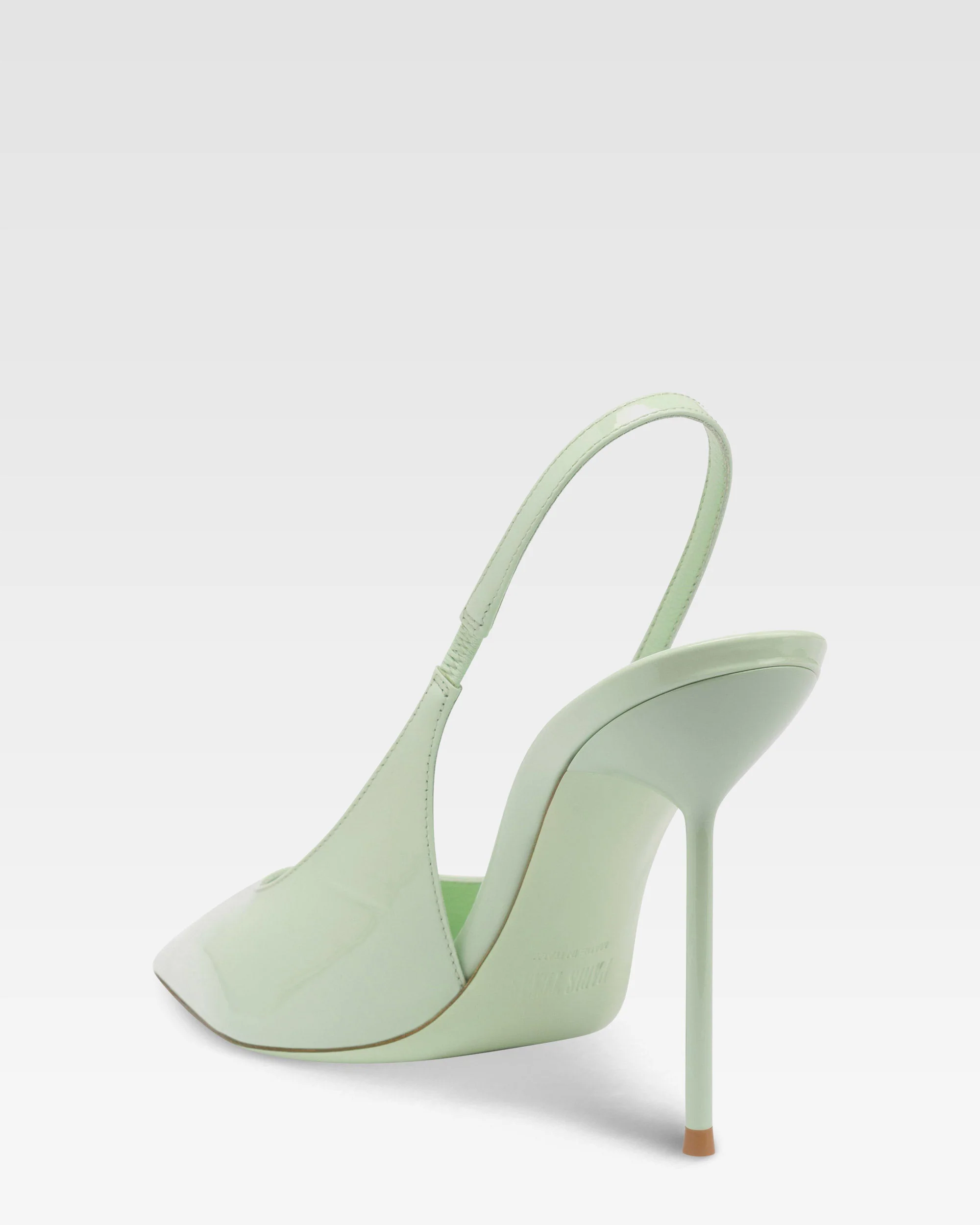 Slingbacks in mint patent leather - Image 5