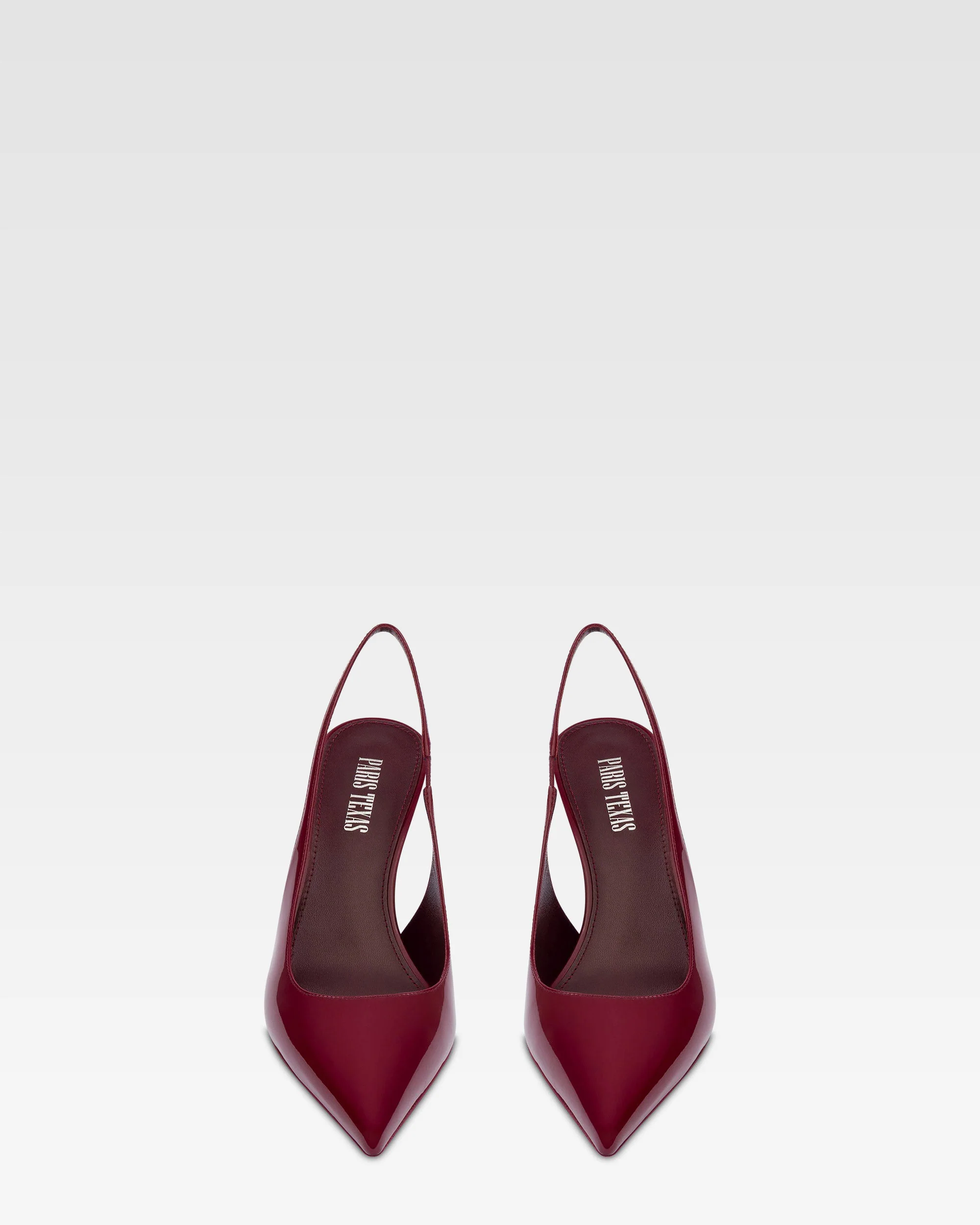 Slingbacks in rouge noir patent leather - Image 3