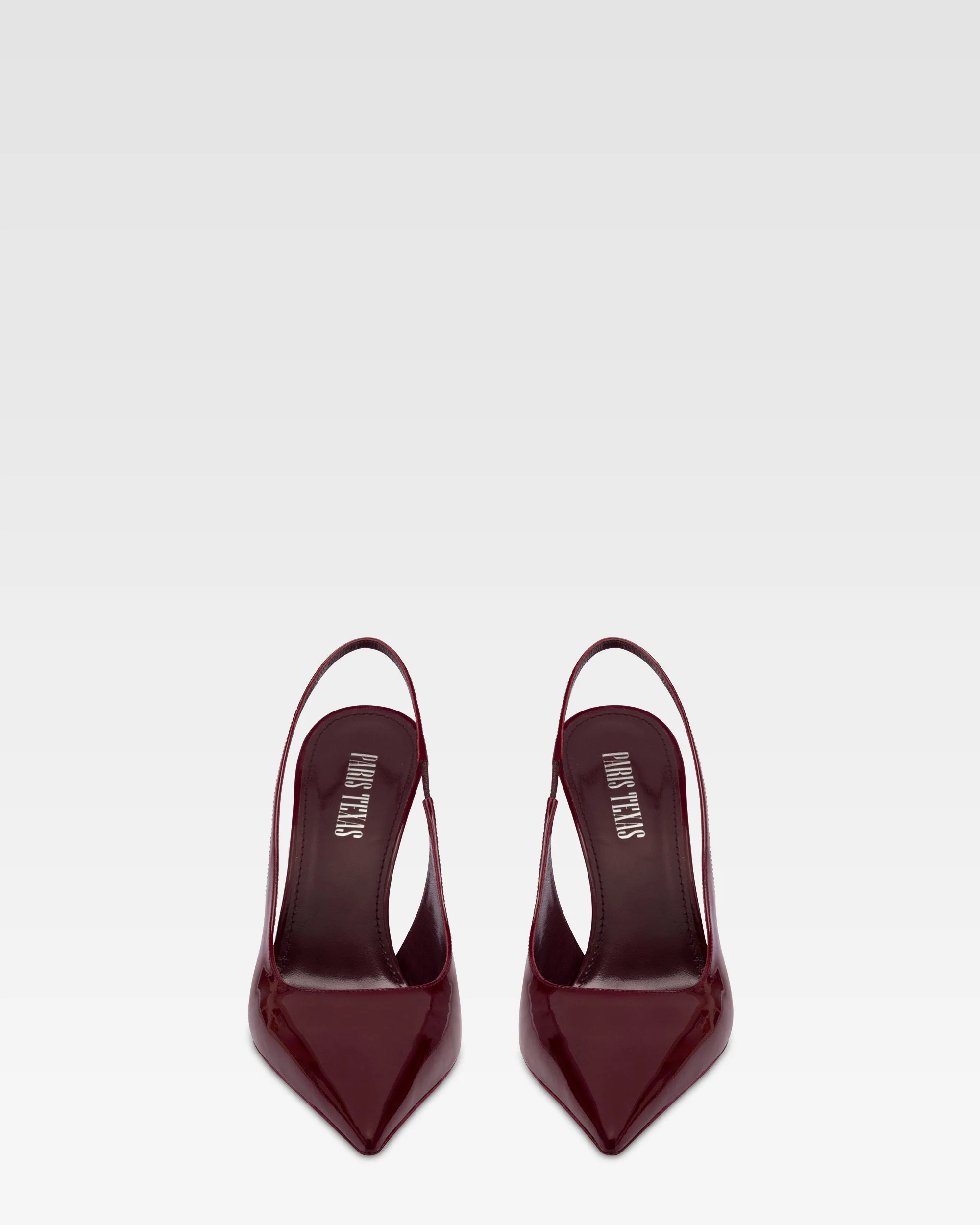 Slingbacks in rouge noir patent leather - Image 3