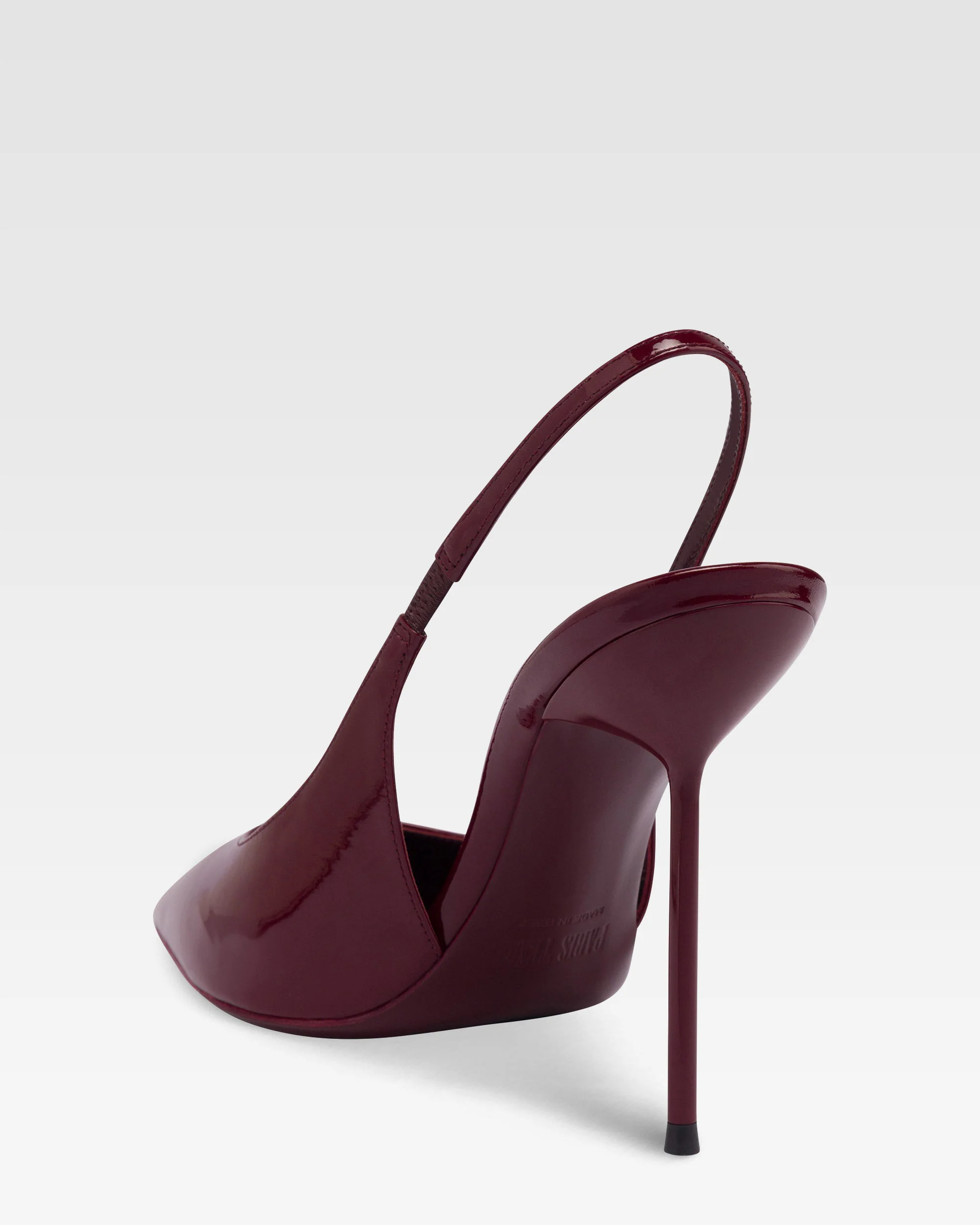 Slingbacks in rouge noir patent leather - Image 5