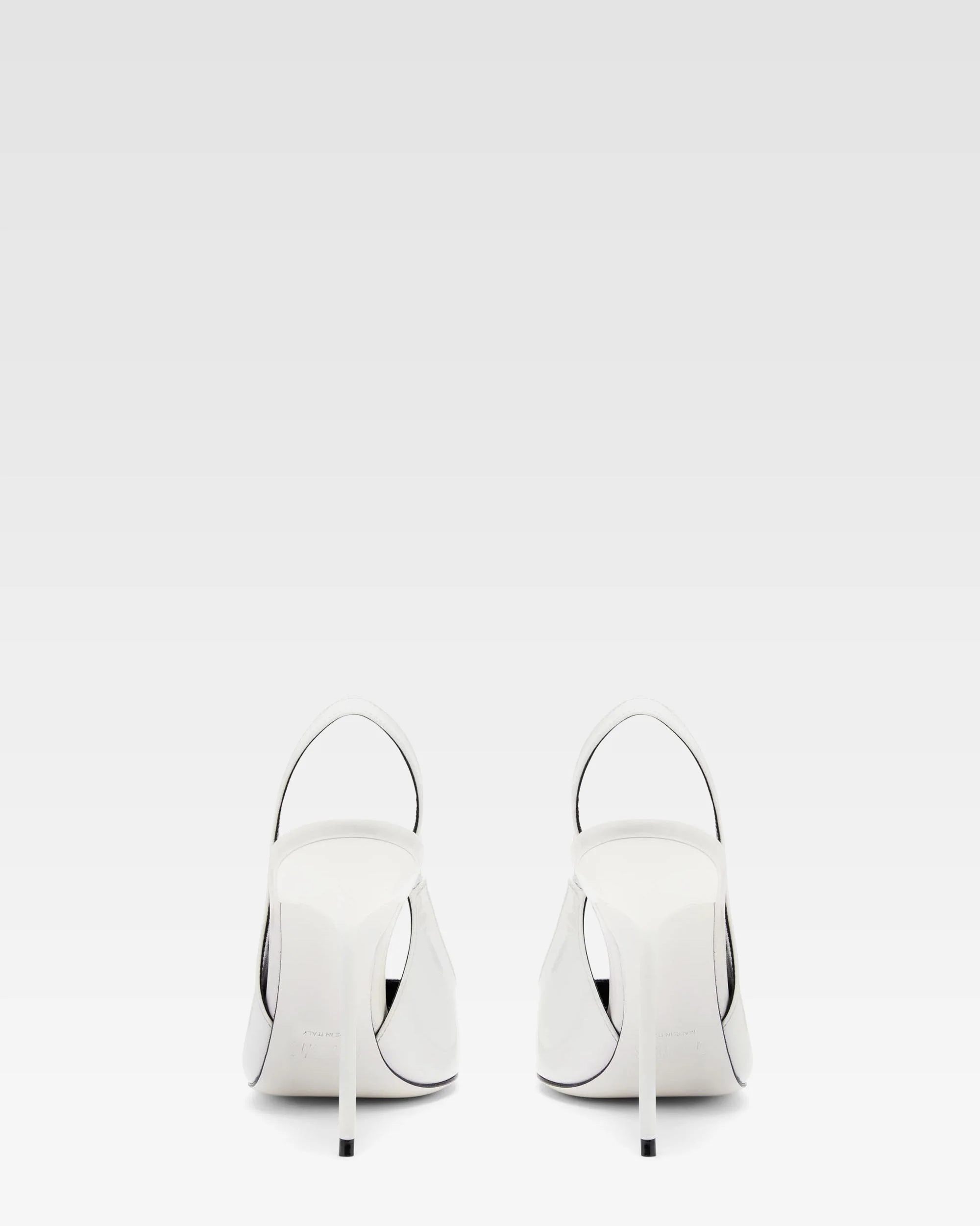 Slingbacks in white patent - Image 4